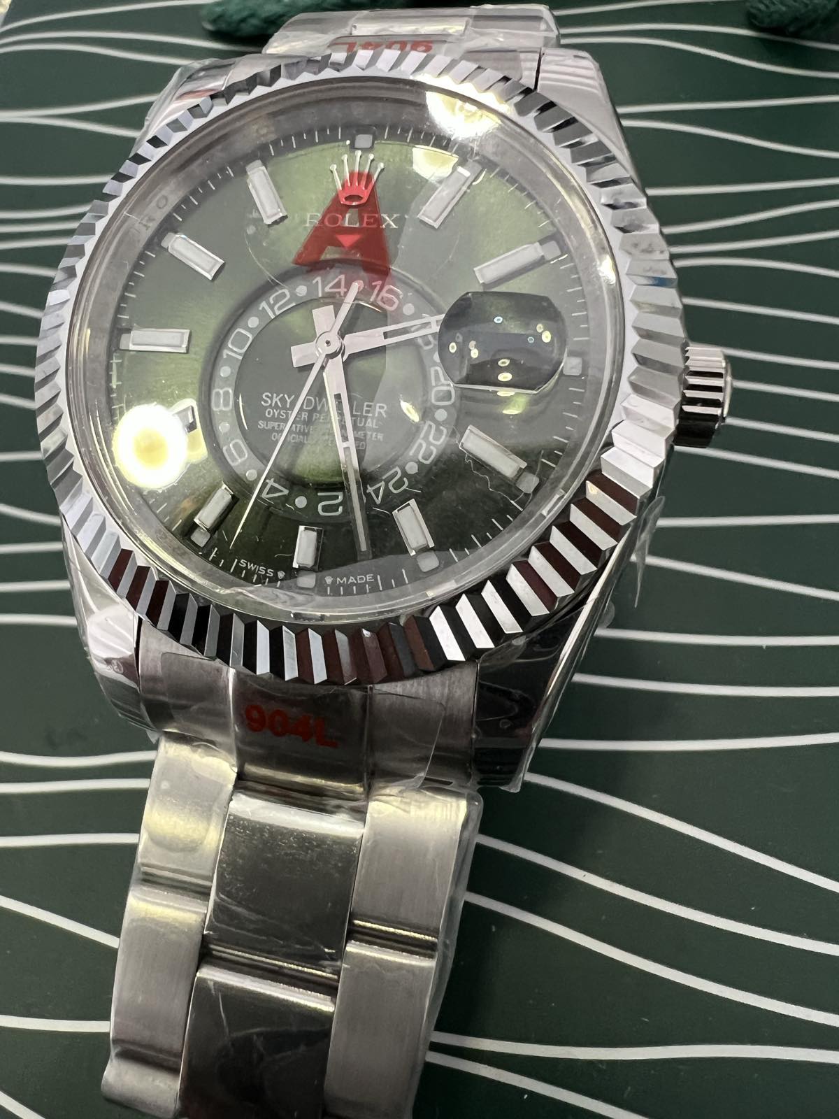Sky Dweller Steel Green Dial 42mm