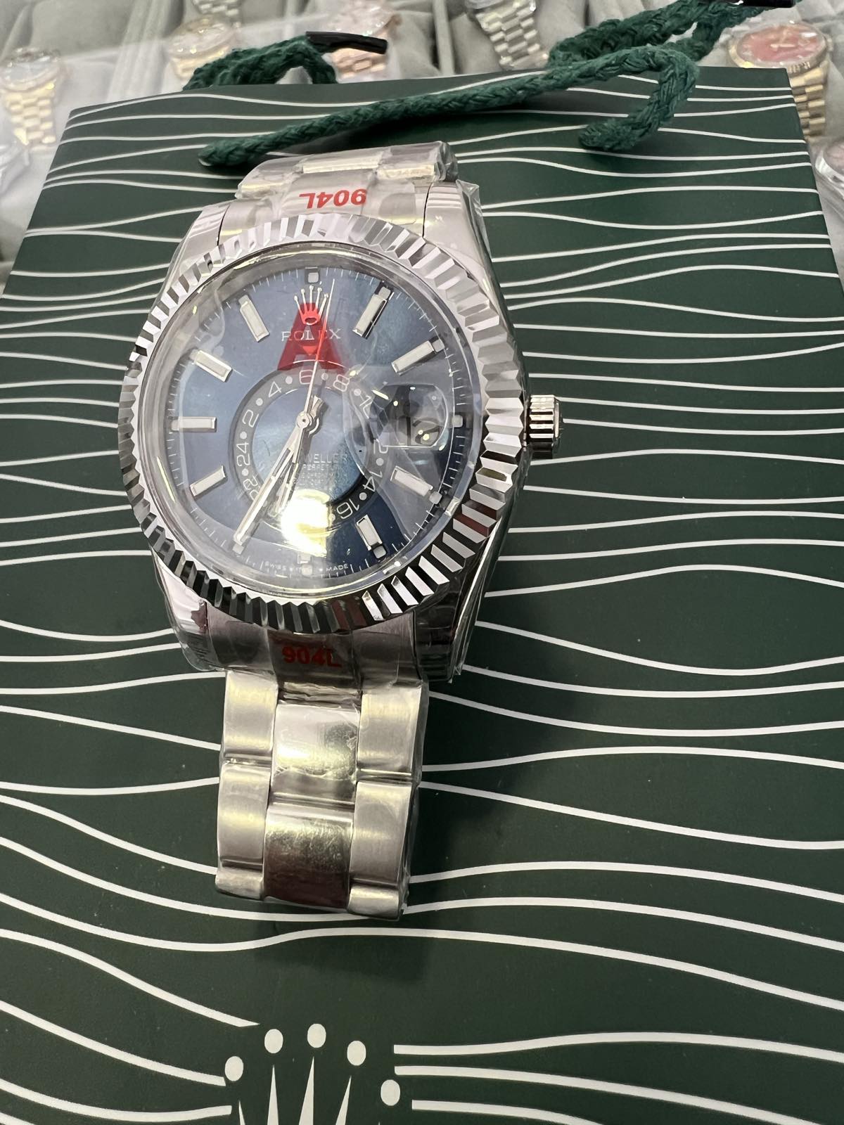 Sky Dweller Steel Blue Dial Oyster 42mm