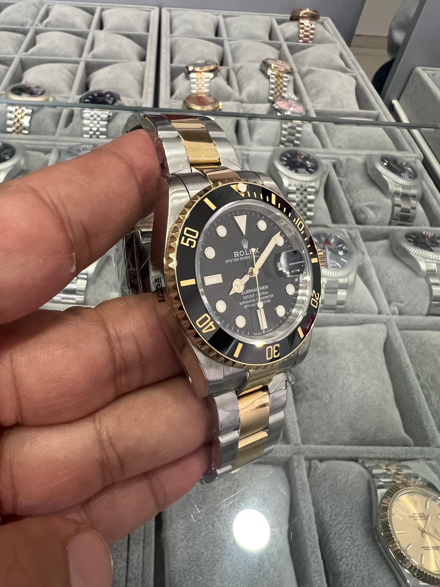 Submariner 2-Tone Black Dial 40mm