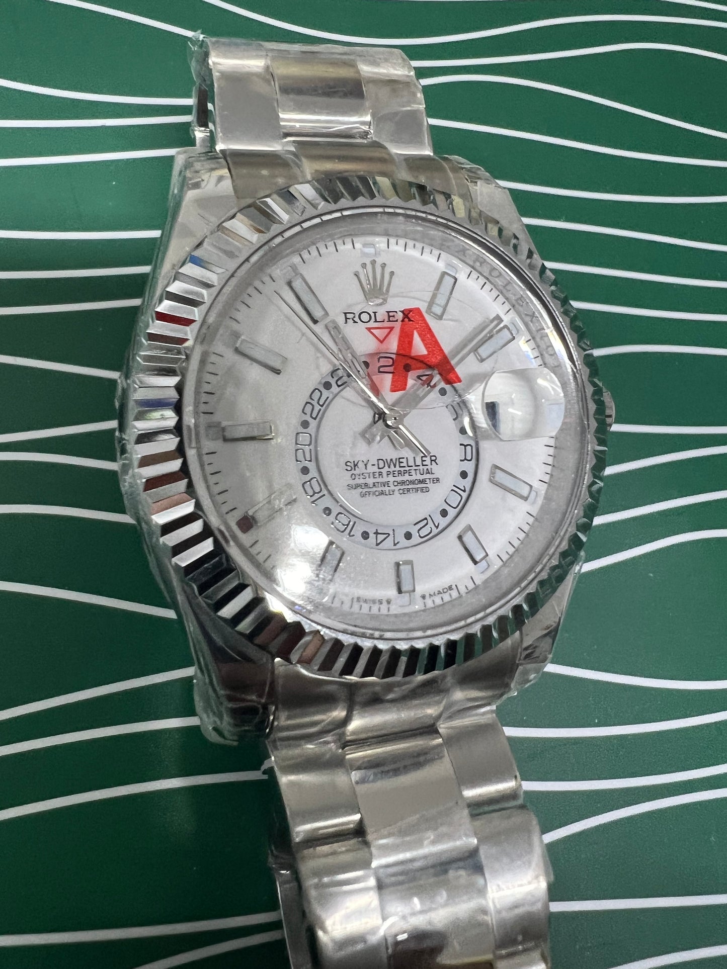 Sky Dweller Steel White Dial 42mm