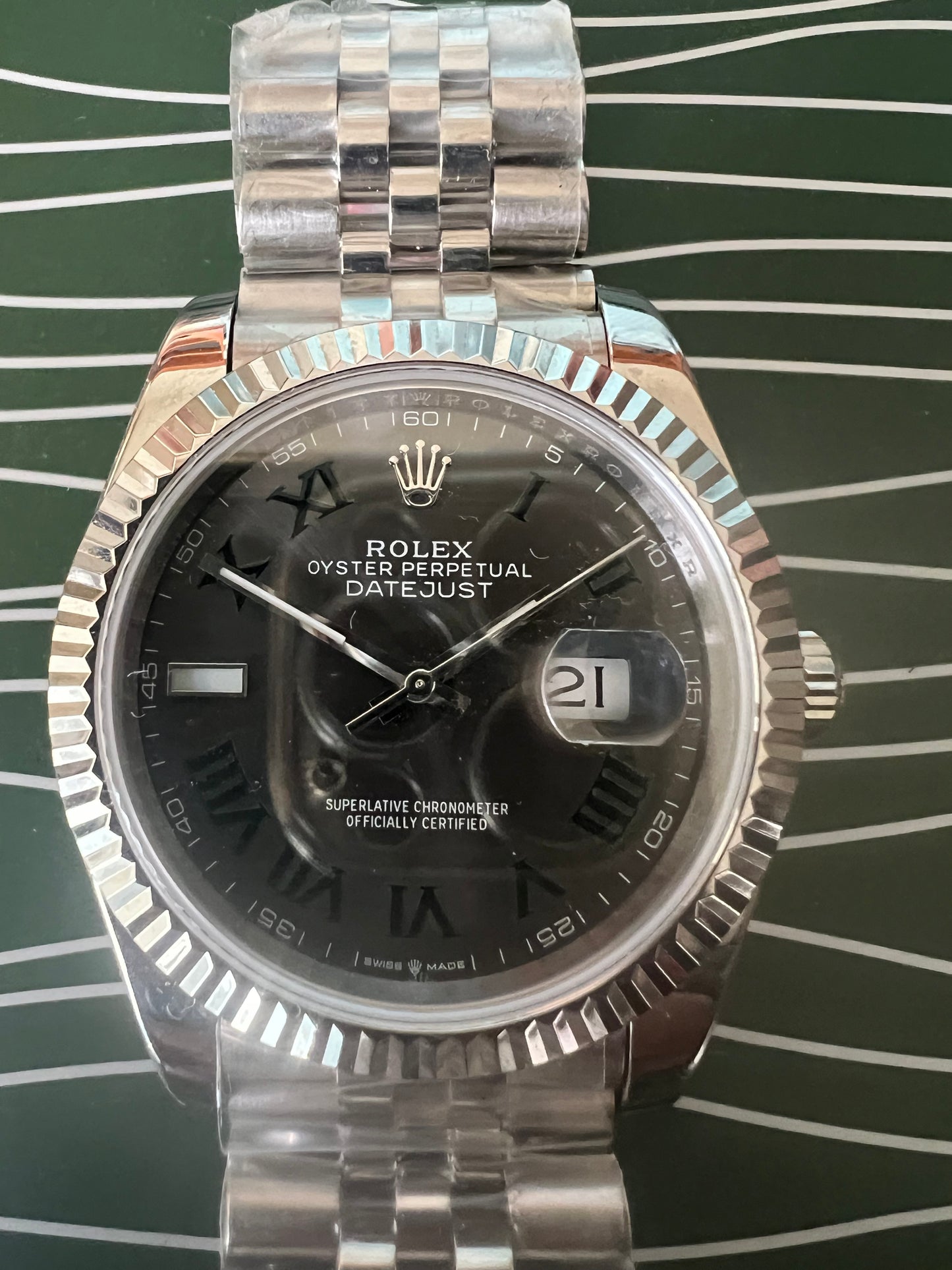 Datejust 41 Steel Roman Wimbledon Jubilee