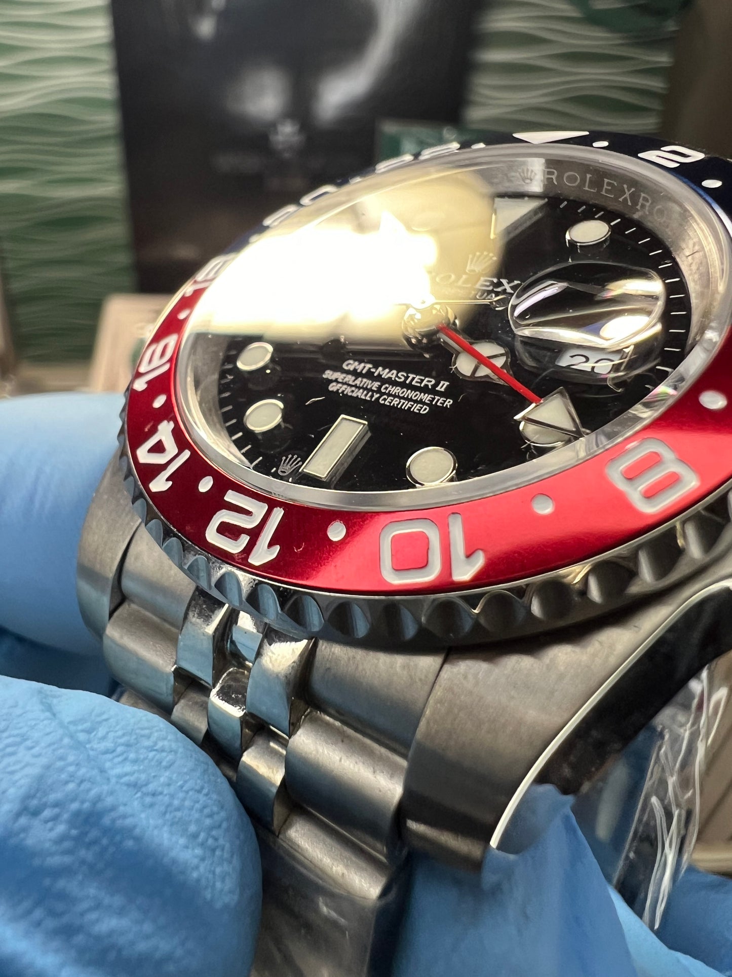 GMT-Master II Pepsi Black Dial Jubilee 40mm