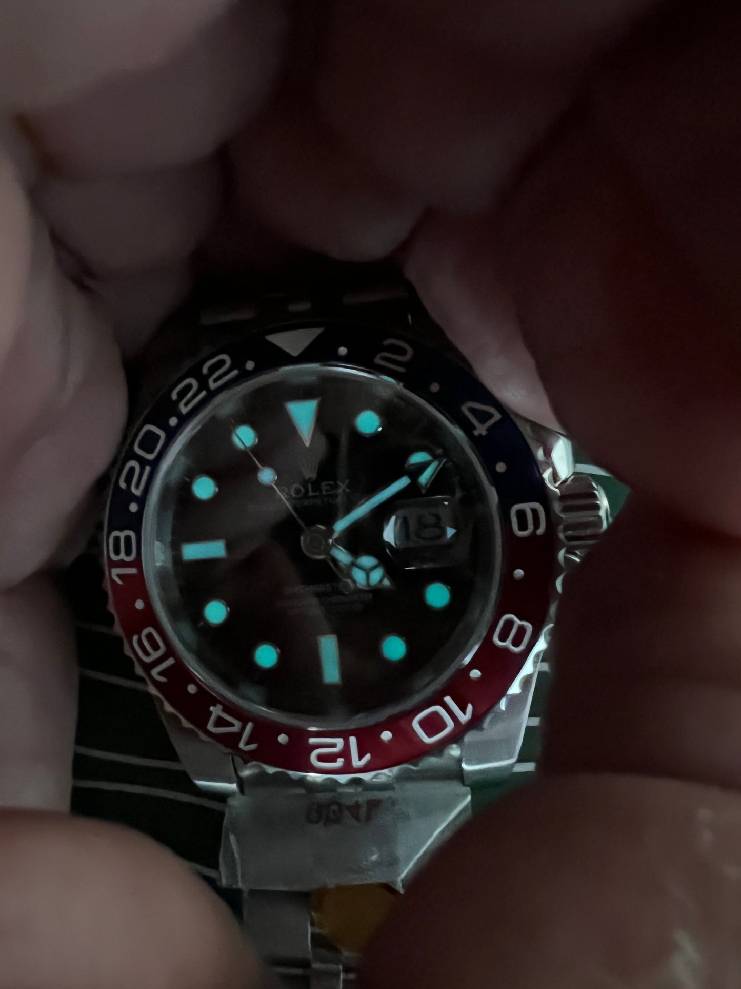 GMT-Master II Pepsi Black Dial Jubilee 40mm