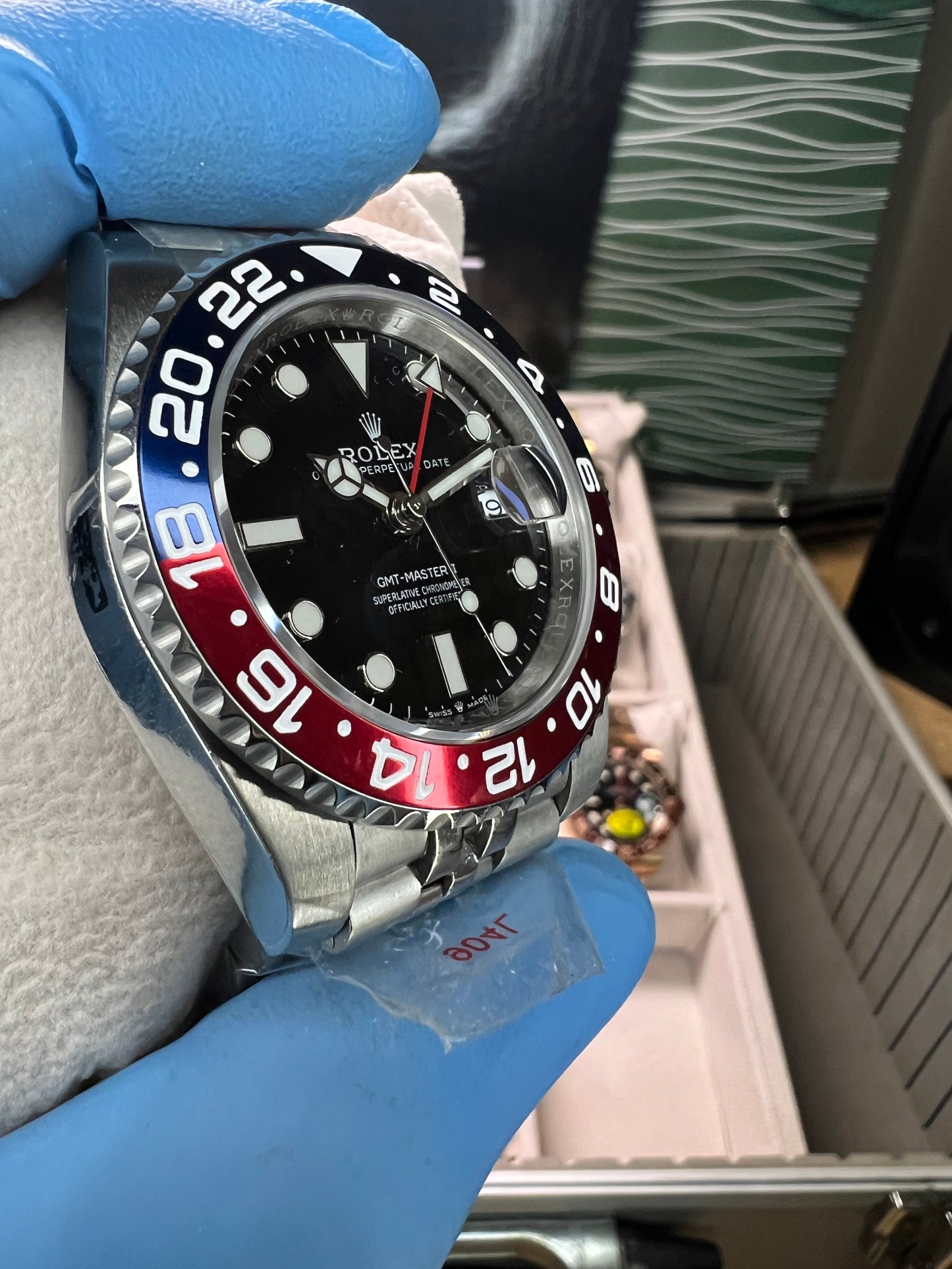 GMT-Master II Pepsi Black Dial Jubilee 40mm