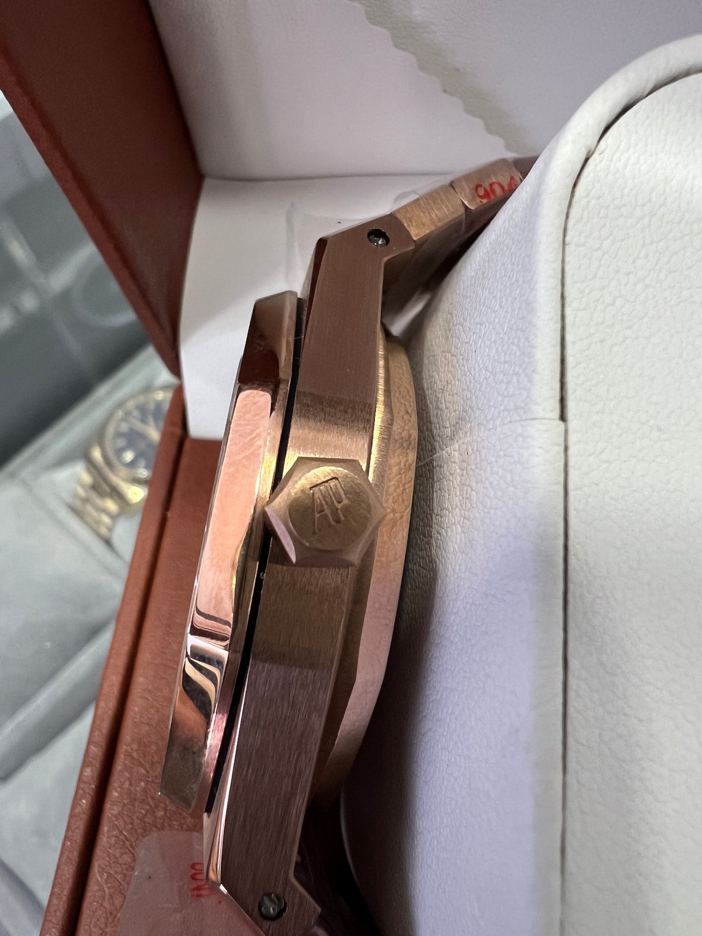 Audemars Piguet Royal Oak Double Balance Wheel Openworked Rose Gold Black Dial 41mm