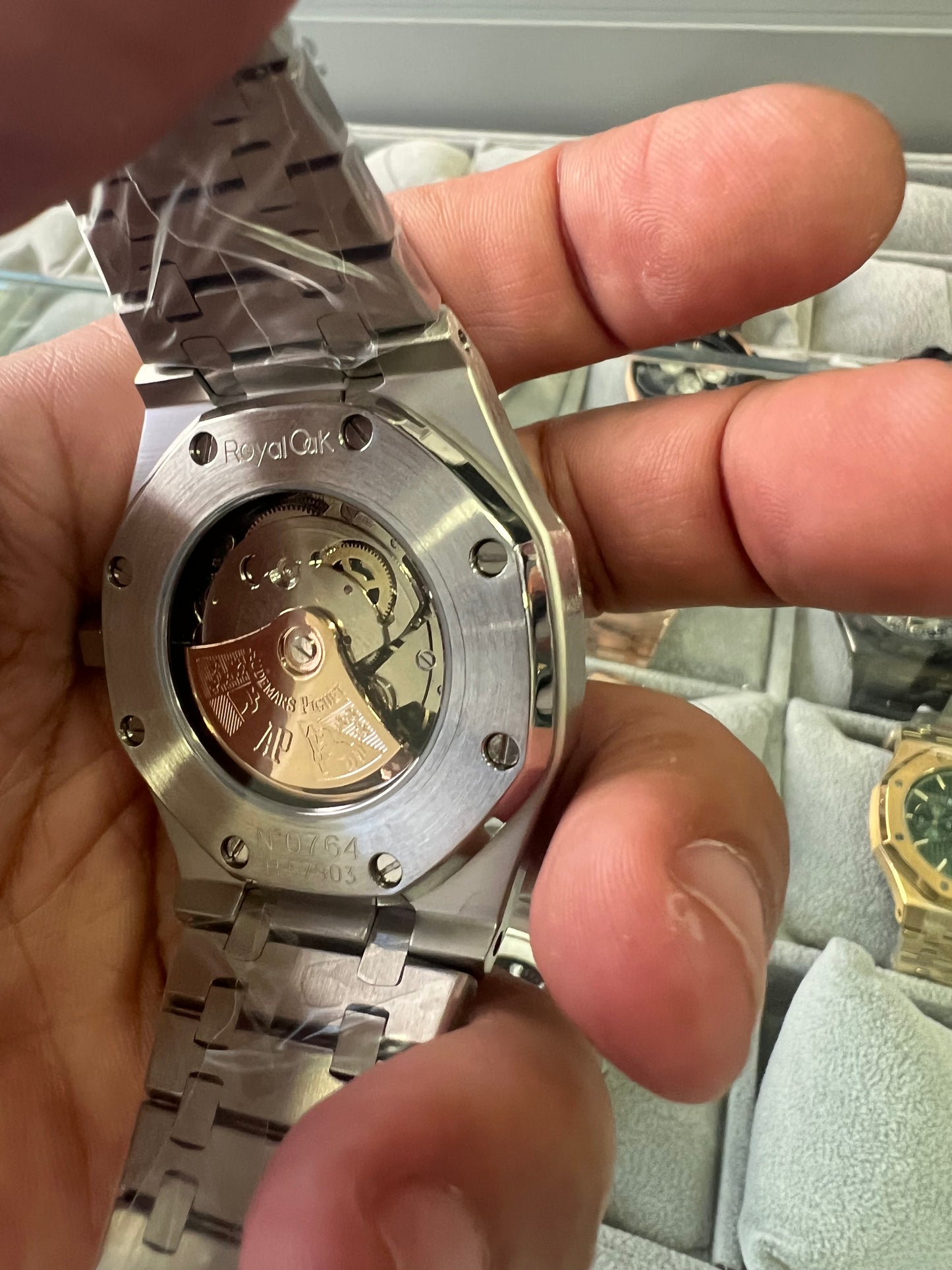 Audemars Piguet Royal Oak Selfwinding Steel Metalic White Dial Dial 41mm