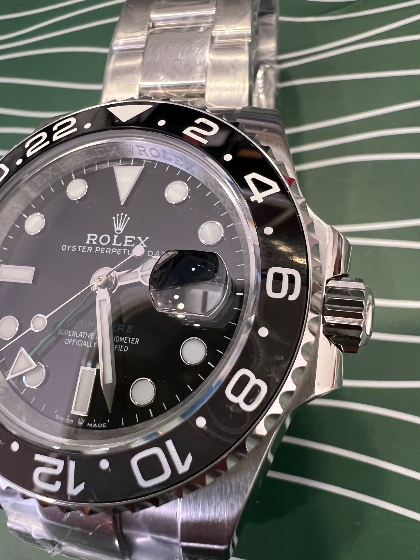 GMT-Master II Steel Black Dial 40mm