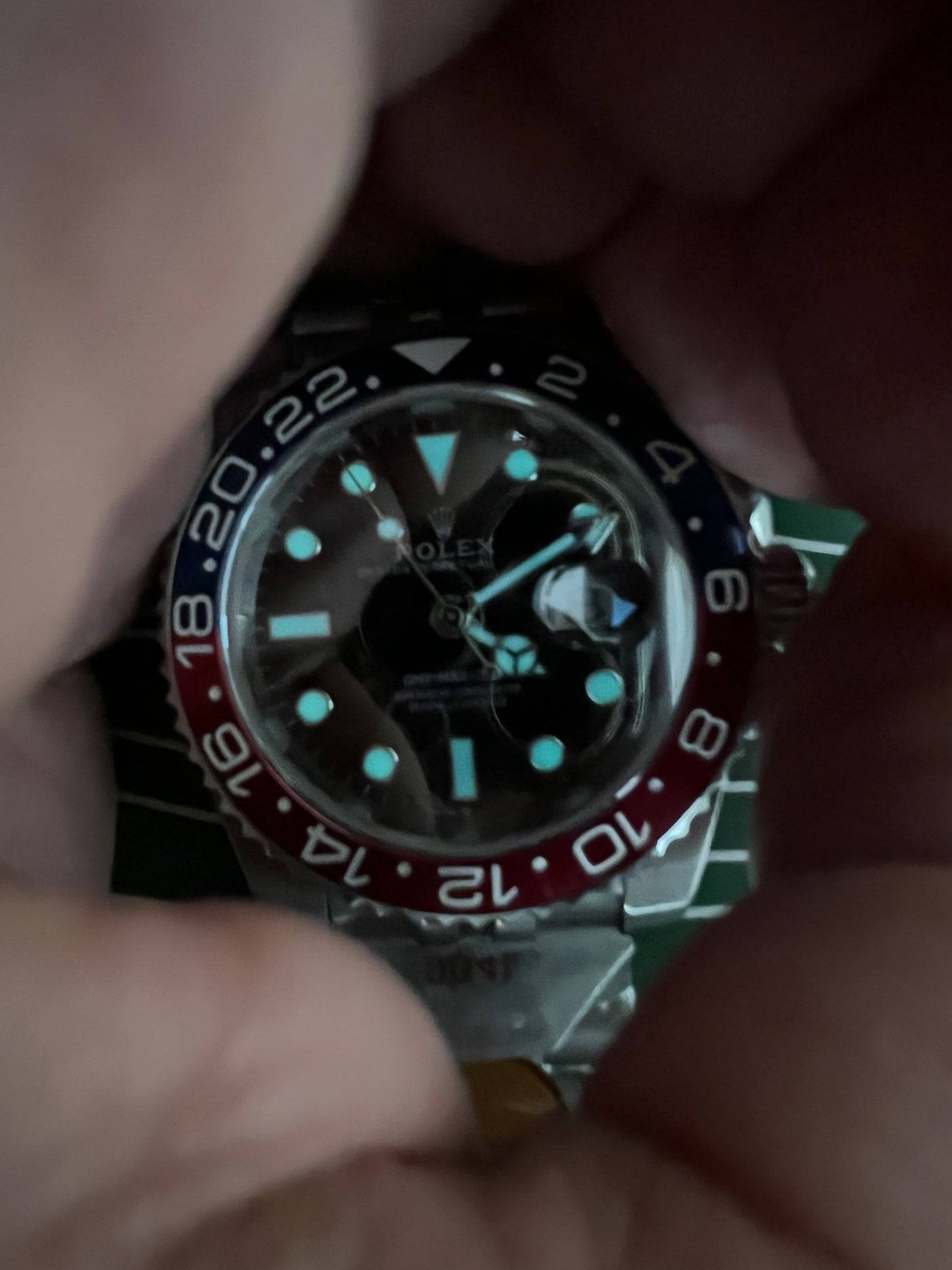 GMT-Master II Pepsi Black Dial Jubilee 40mm