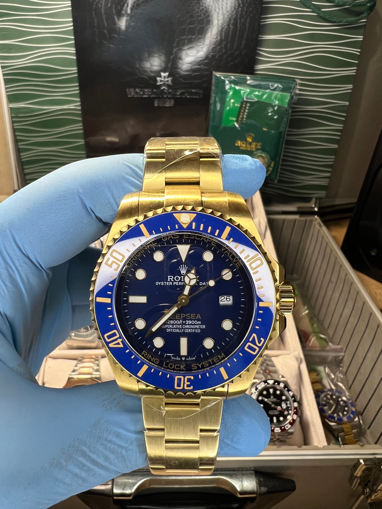 Sea Dweller Deepsea Gold Blue Dial Ceramic Bezel 44mm 2024