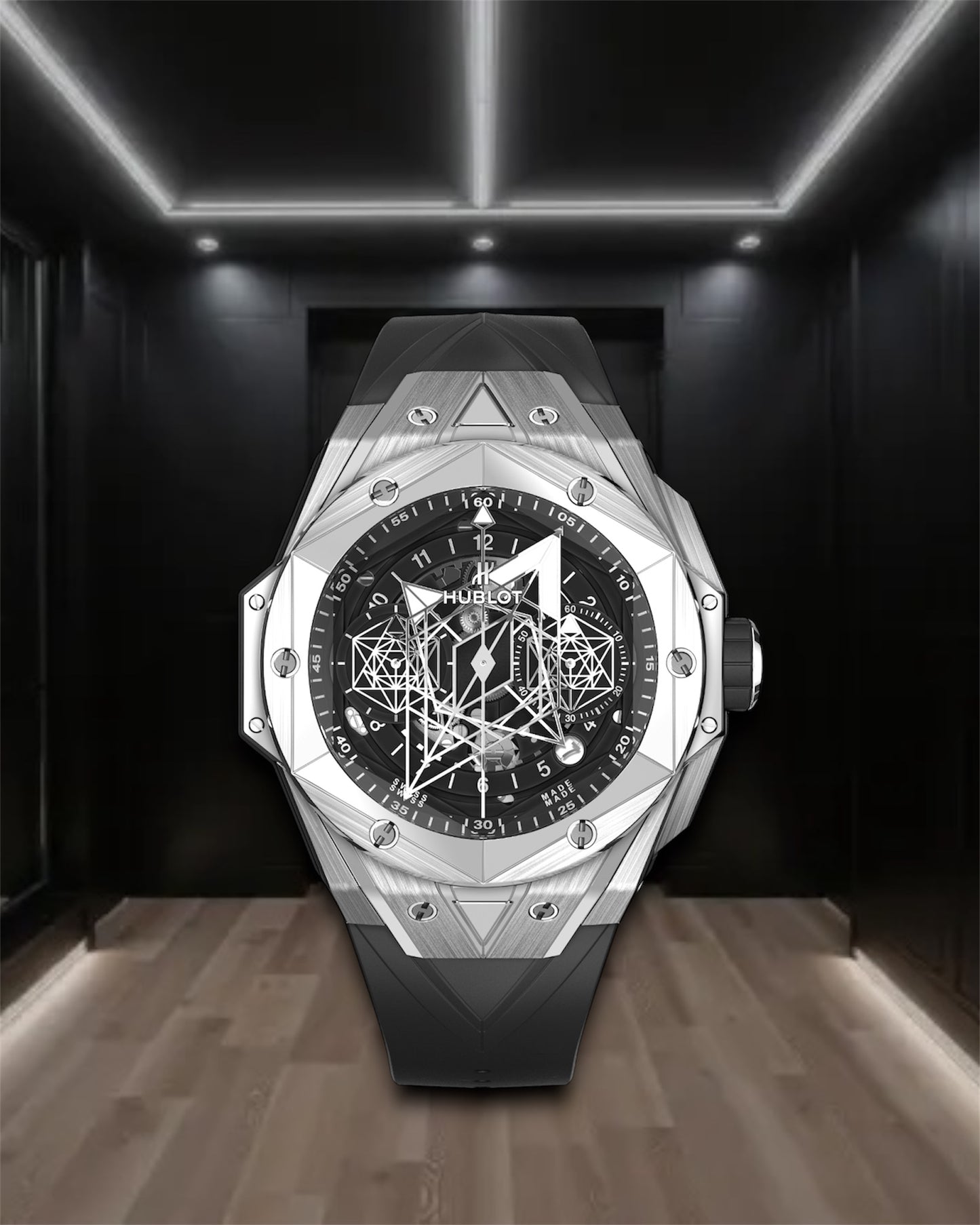 Hublot Big Bang Unico Sang Bleu II Titanium Black 45mm
