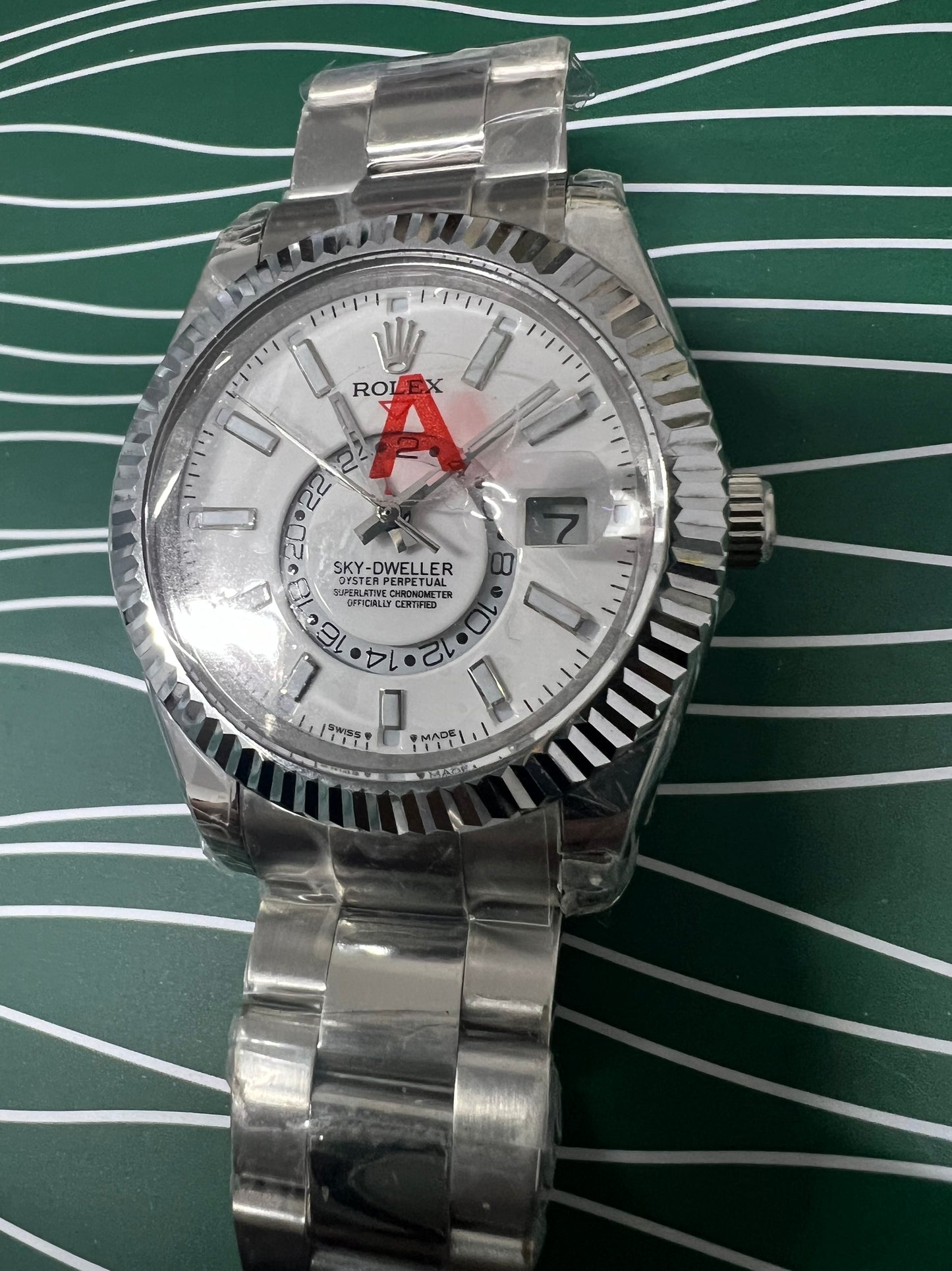 Sky Dweller Steel White Dial 42mm