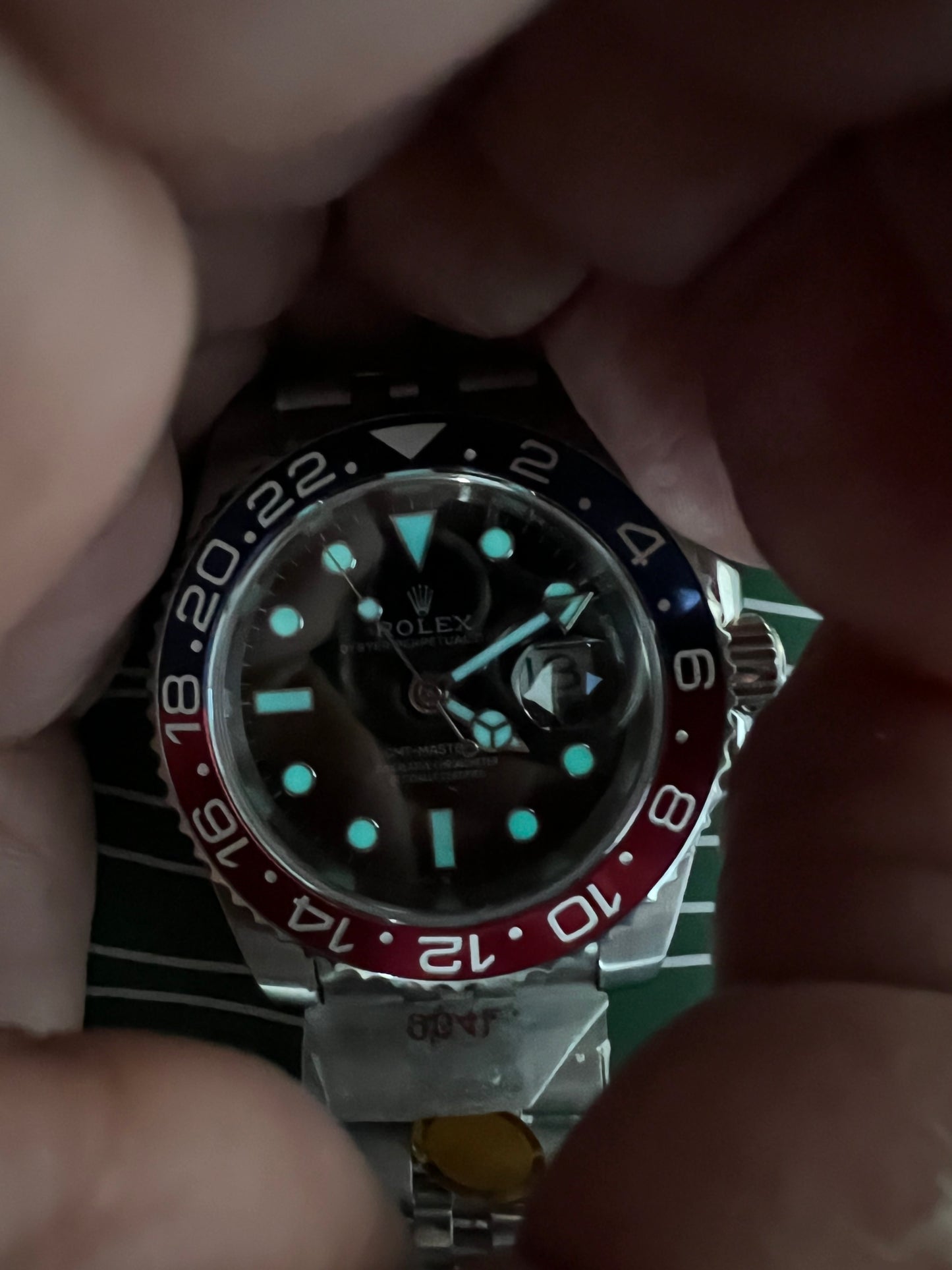 GMT-Master II Pepsi Black Dial Jubilee 40mm
