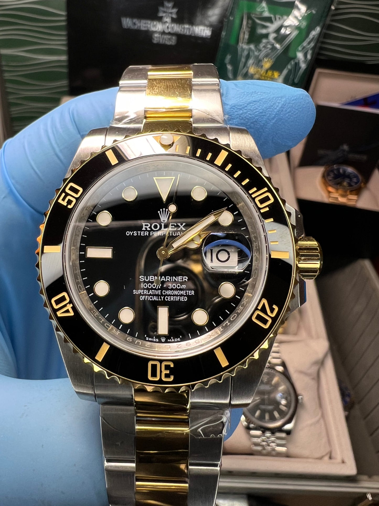 Submariner 2-Tone Black Dial 40mm