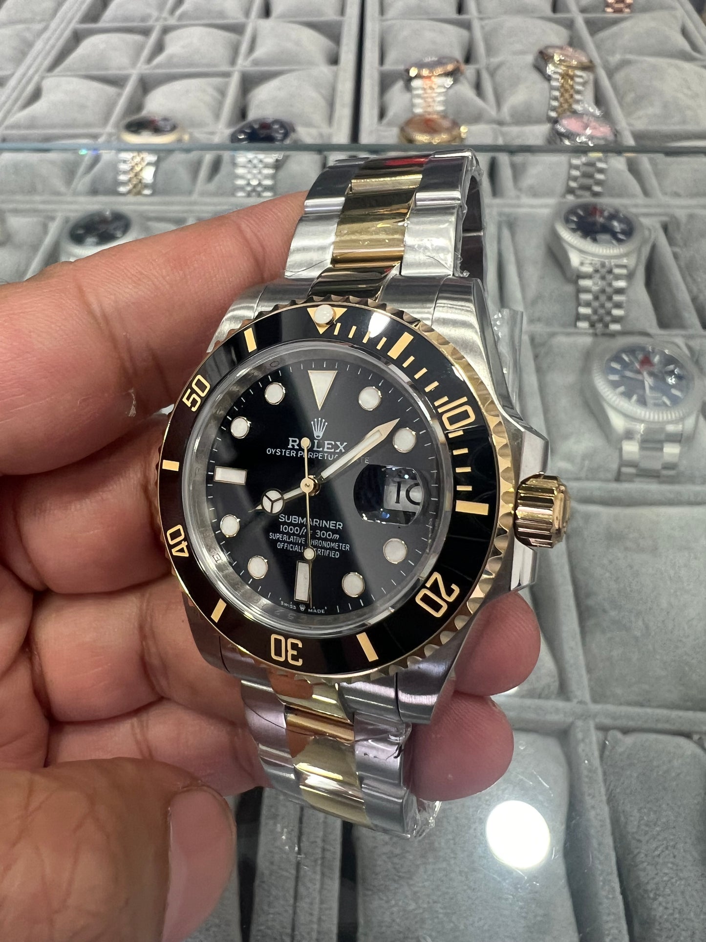 Submariner 2-Tone Black Dial 40mm