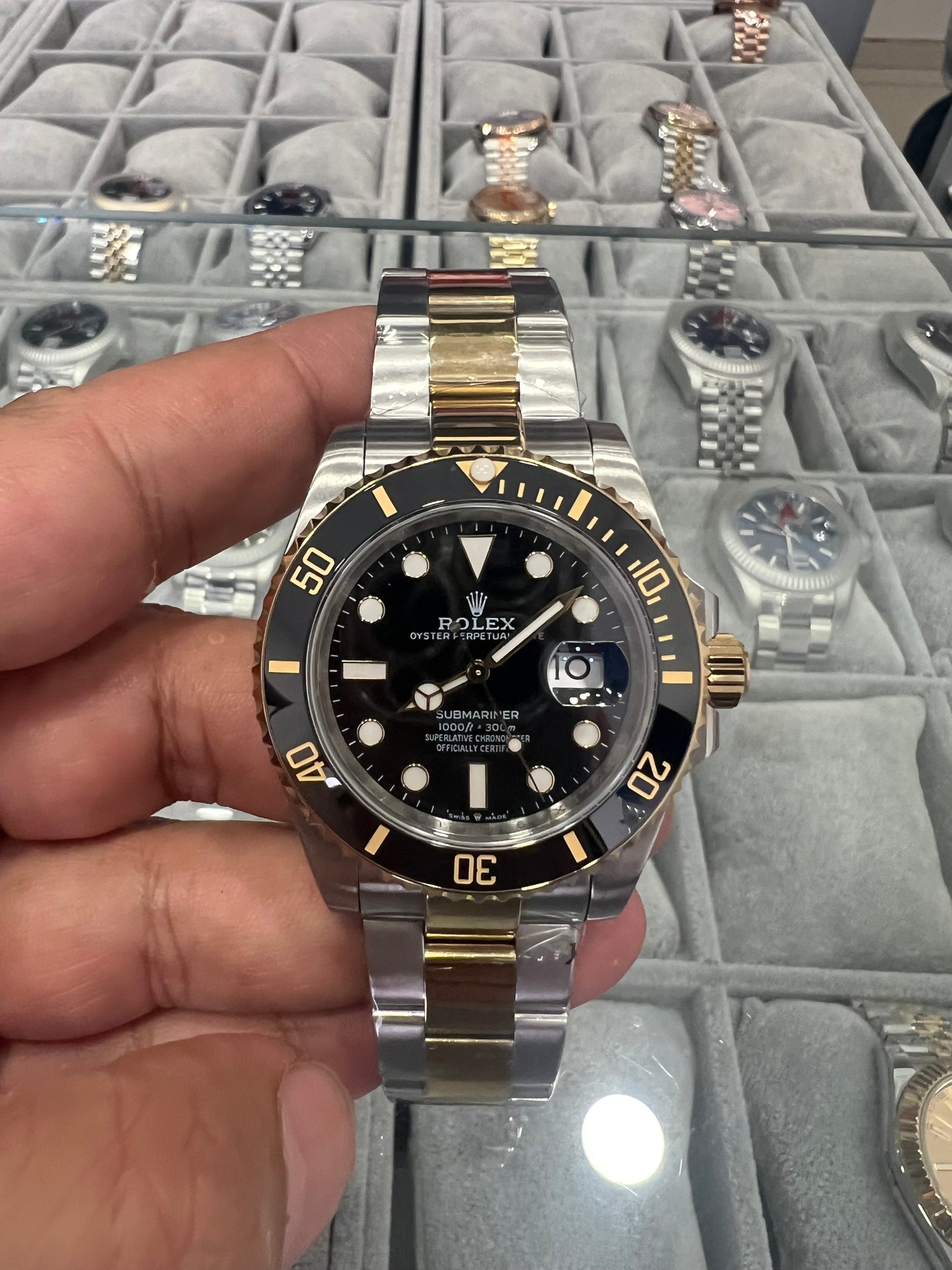 Submariner 2-Tone Black Dial 40mm