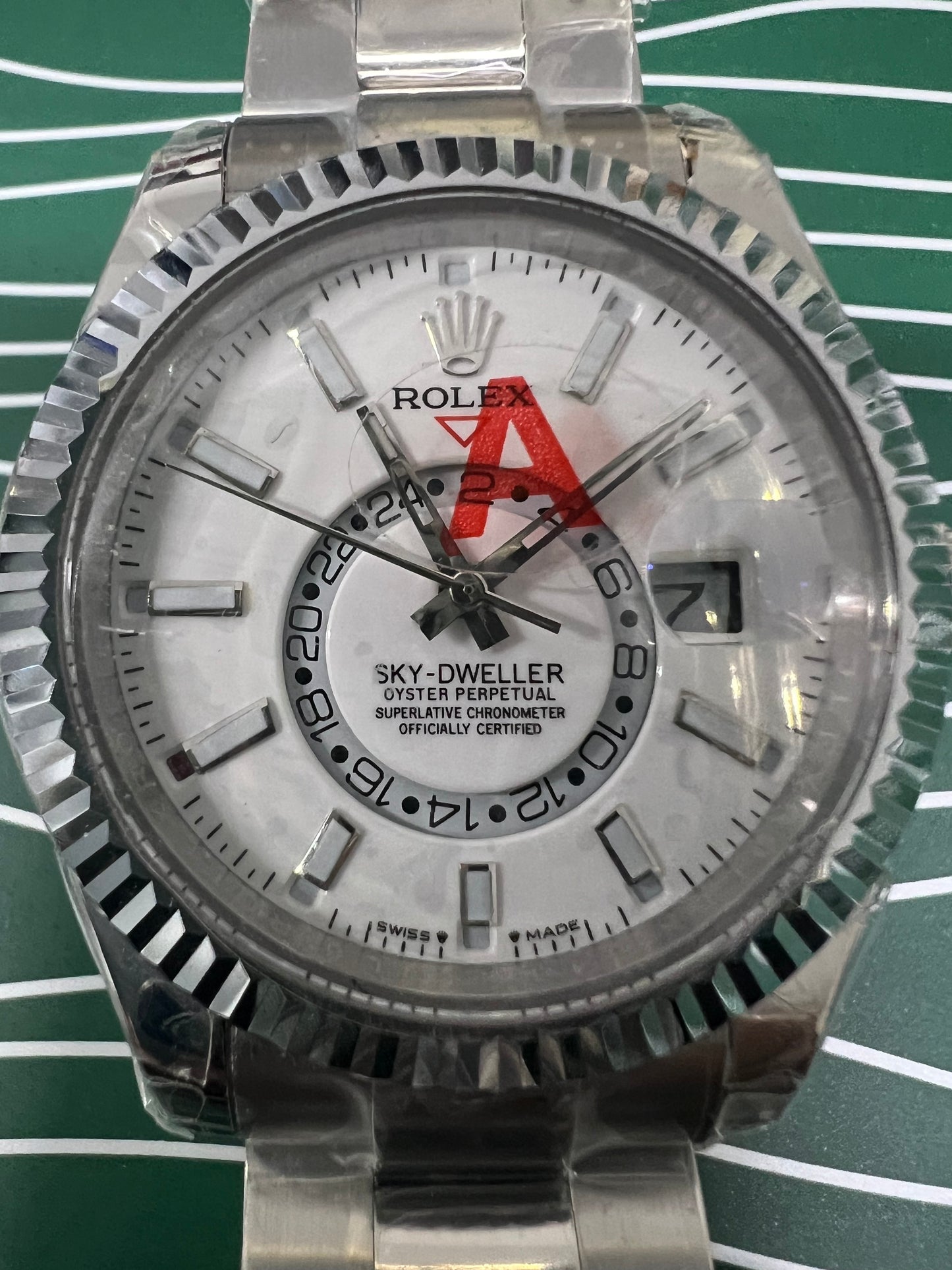 Sky Dweller Steel White Dial 42mm