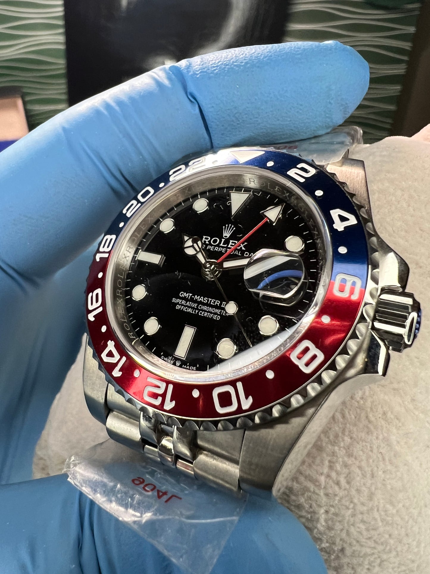 GMT-Master II Pepsi Black Dial Jubilee 40mm