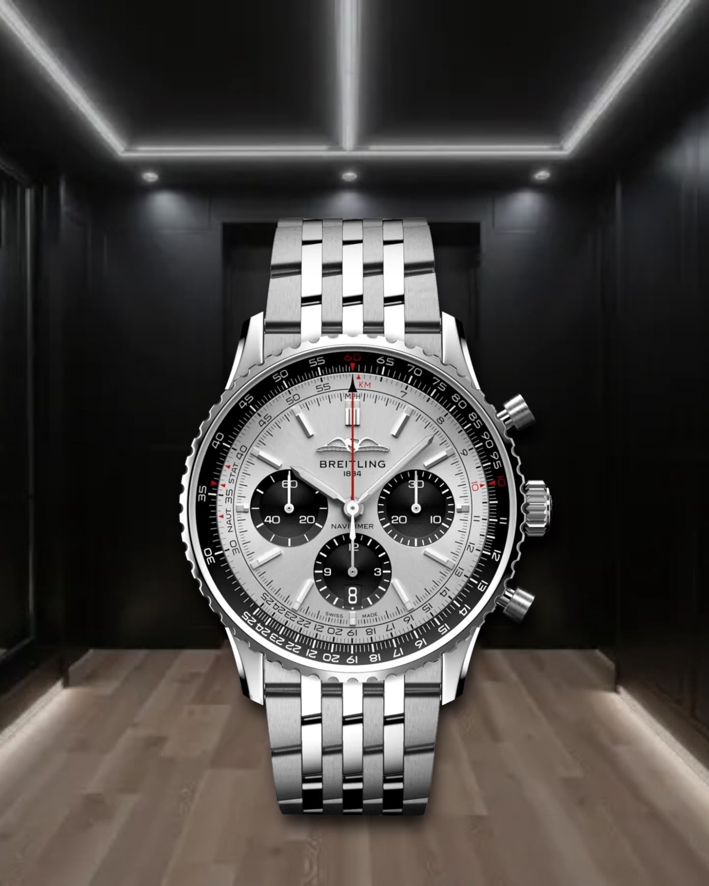 Breitling Navitimer B01 Chronograph White Dial 43mm