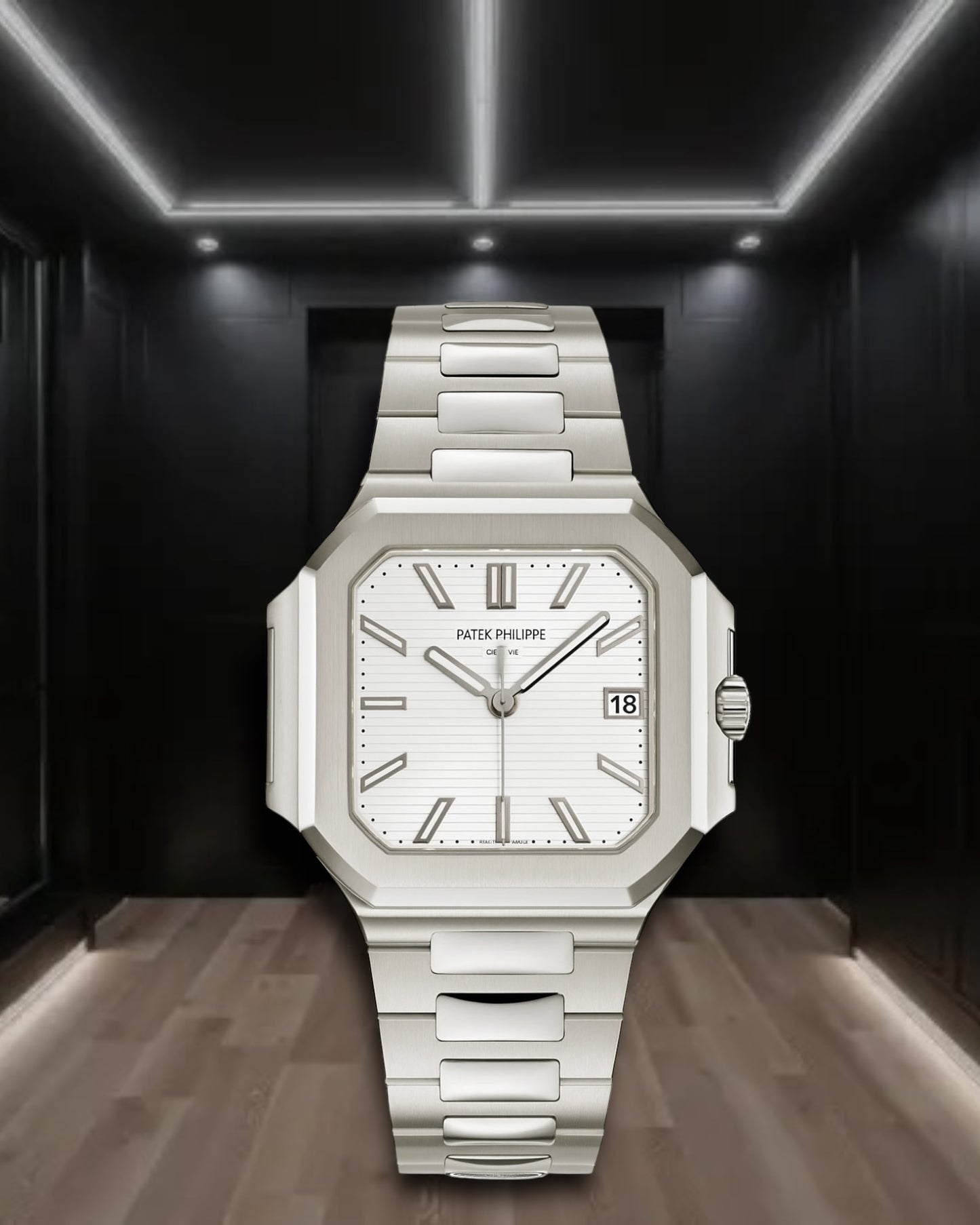 Patek Philippe Cubitus White Dial 45mm
