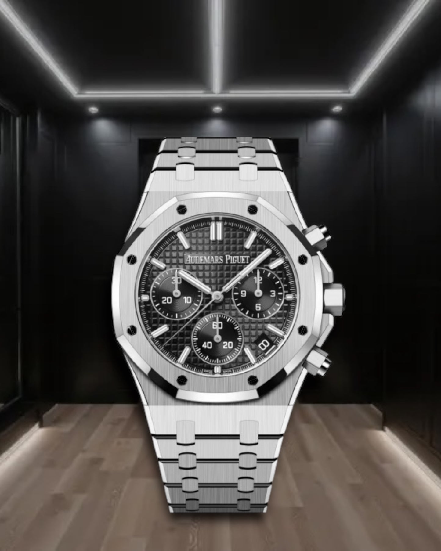 Audemars Piguet Royal Oak Steel Chronograph Black Dial 41mm