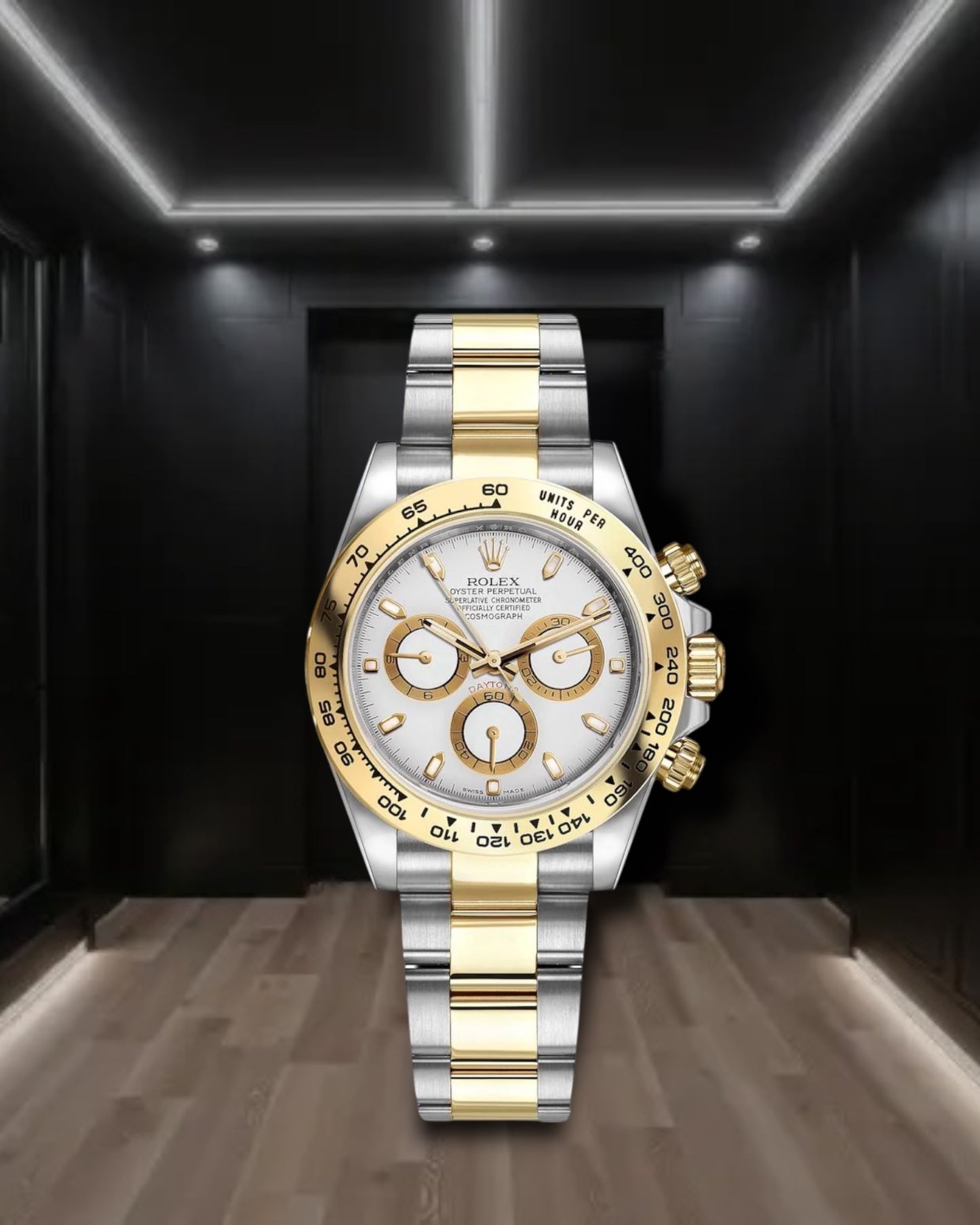 Daytona Cosmograph Two Tone White Dial