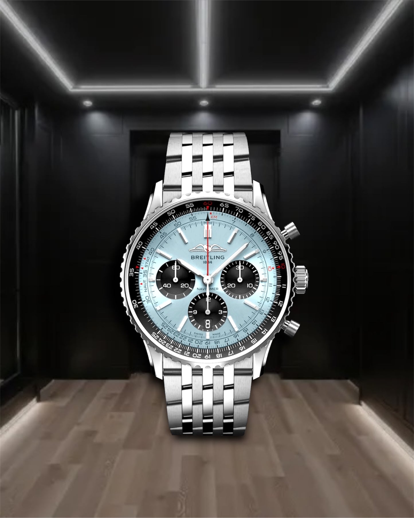Breitling Navitimer B01 Chronograph Light Blue Dial 43mm