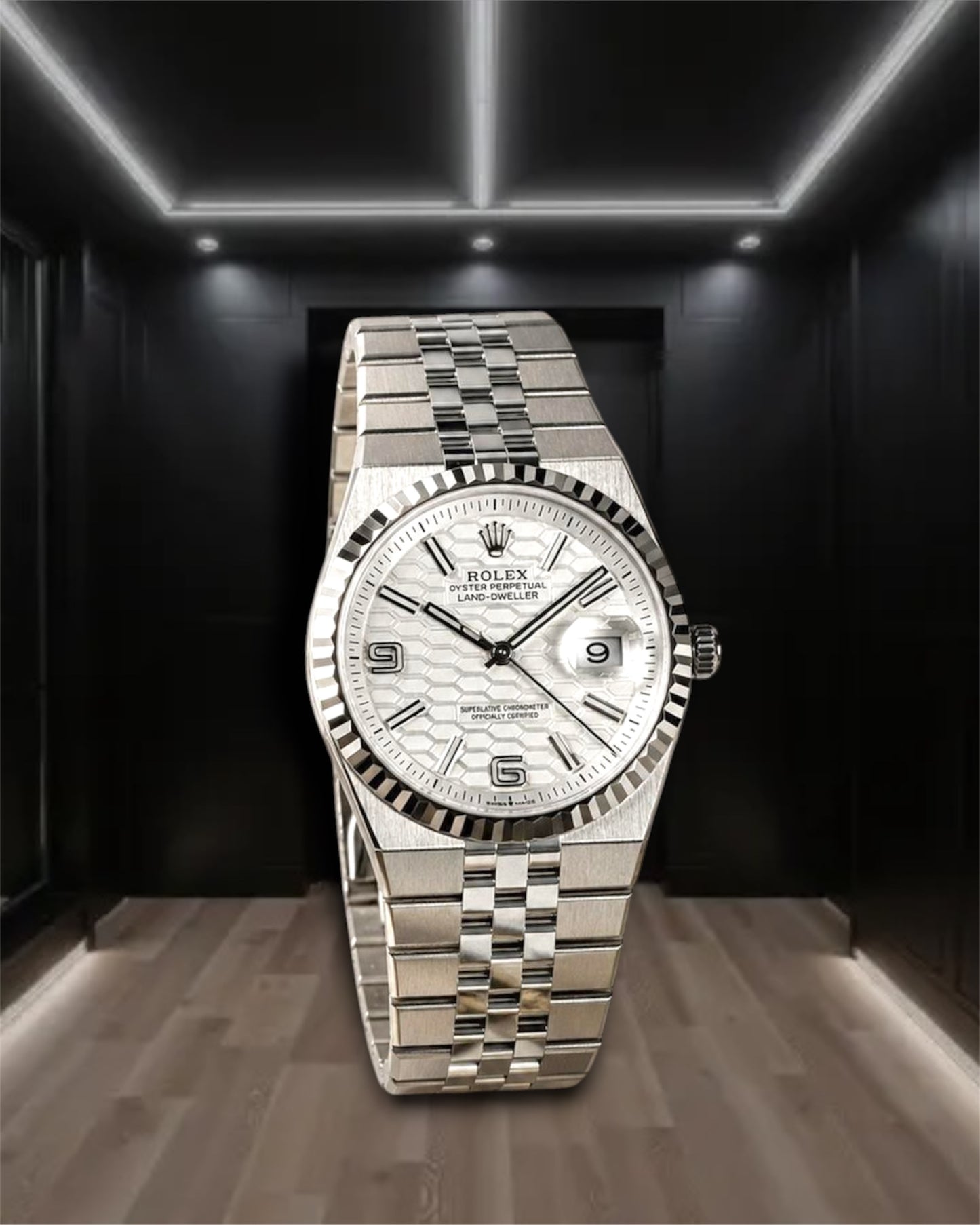 Land Dweller Steel White Dial 36mm