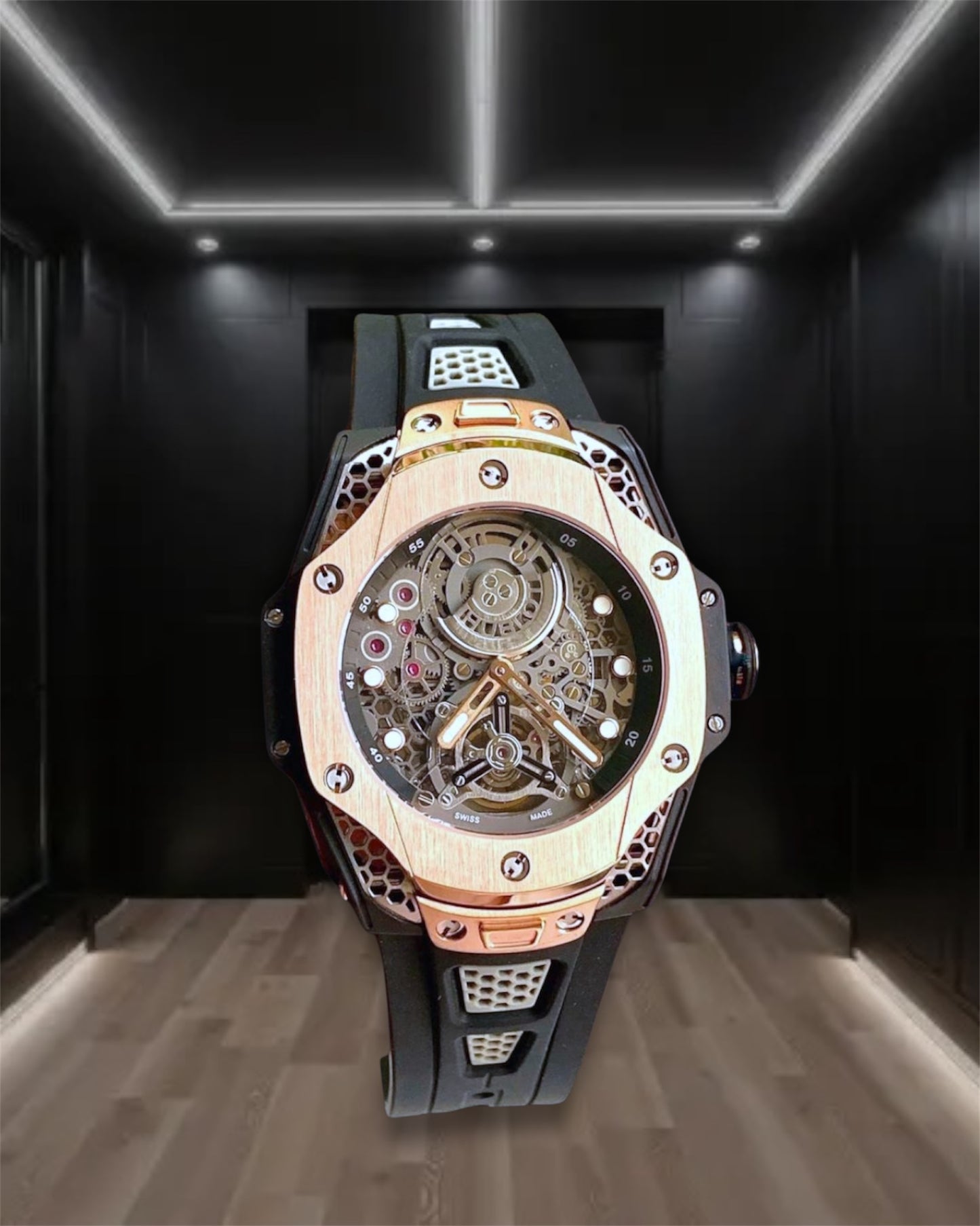 Hublot Big Bang Tourbillon Rose Gold by Samuel Ross 47mm