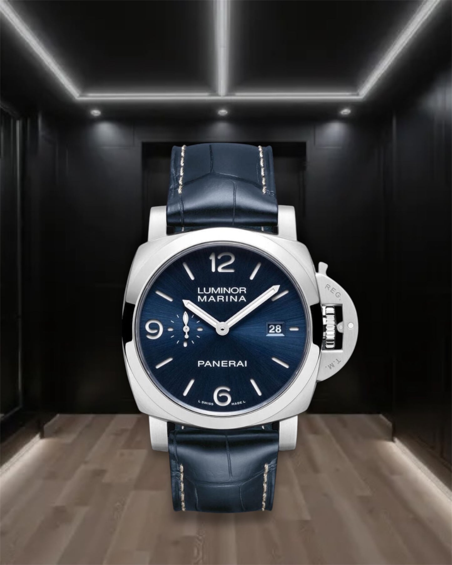 Panerai Luminor Marina 1950 3 Days Automatic Blue Dial 44 mm PAM01313