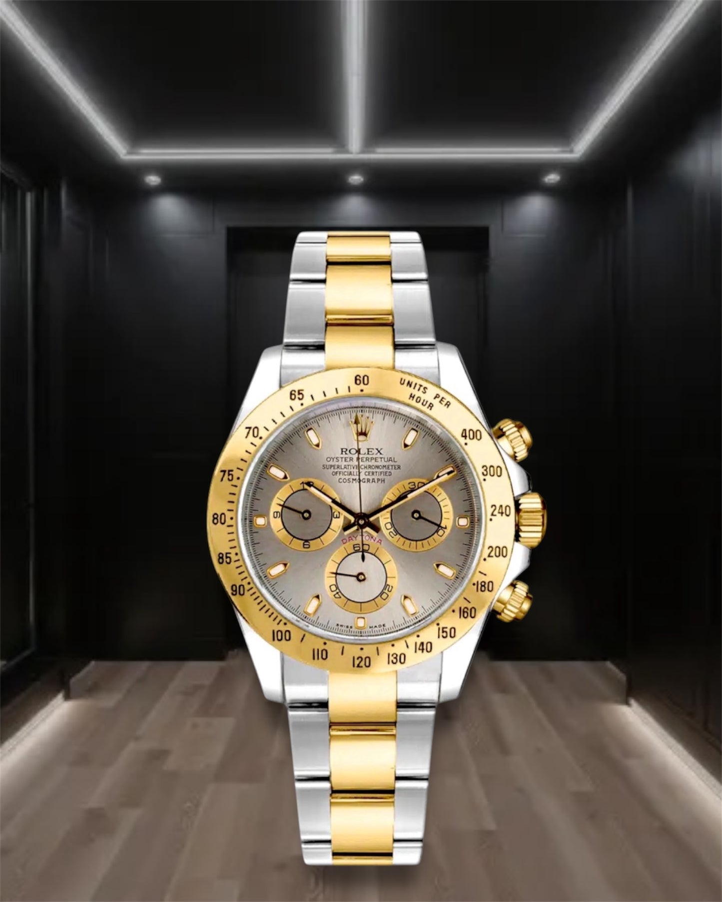 Daytona Cosmograph Two Tone Grey Dial 40mm