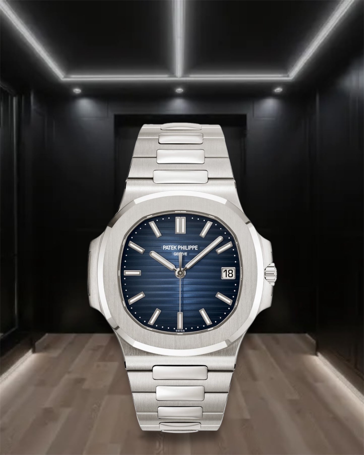 Patek Philippe Nautilus Steel Blue Dial 40.5mm