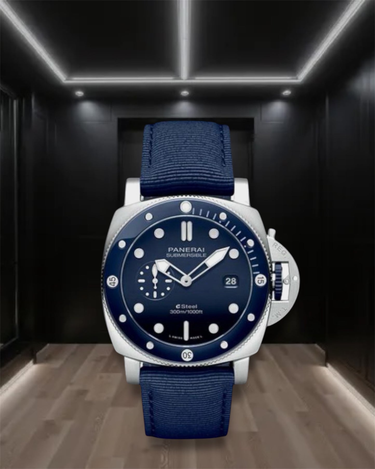 Panerai Submersible Quarantaquattro Esteel Blu Profondo 44mm
