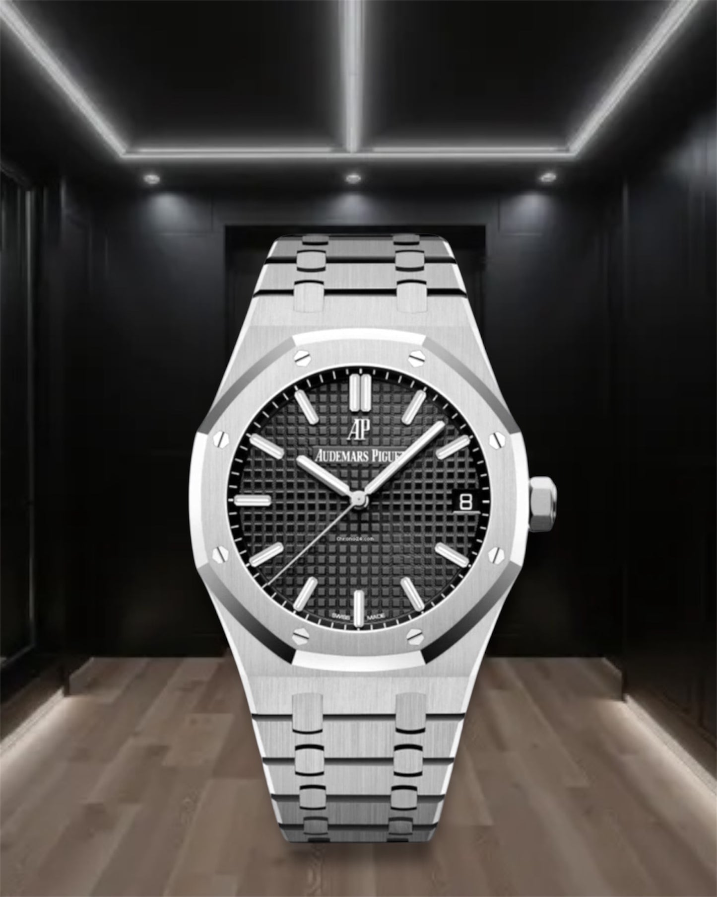 Audemars Piguet Royal Oak Selfwinding Steel Black Dial Dial 41mm