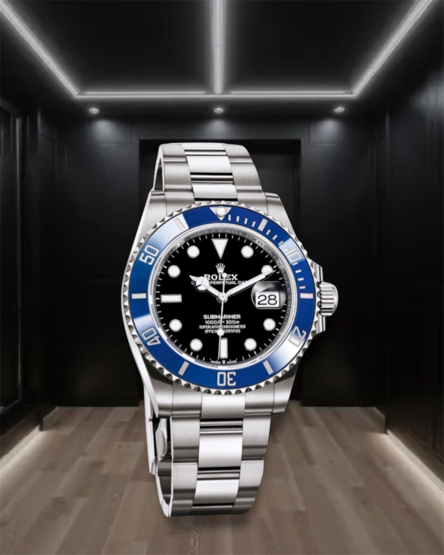 Submariner Smurf Black Dial 40mm