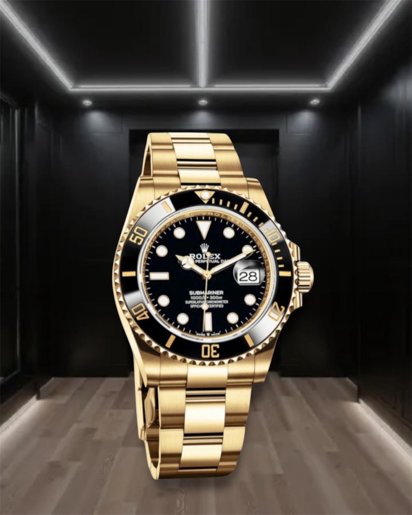 Submariner Gold Black Dial 40mm