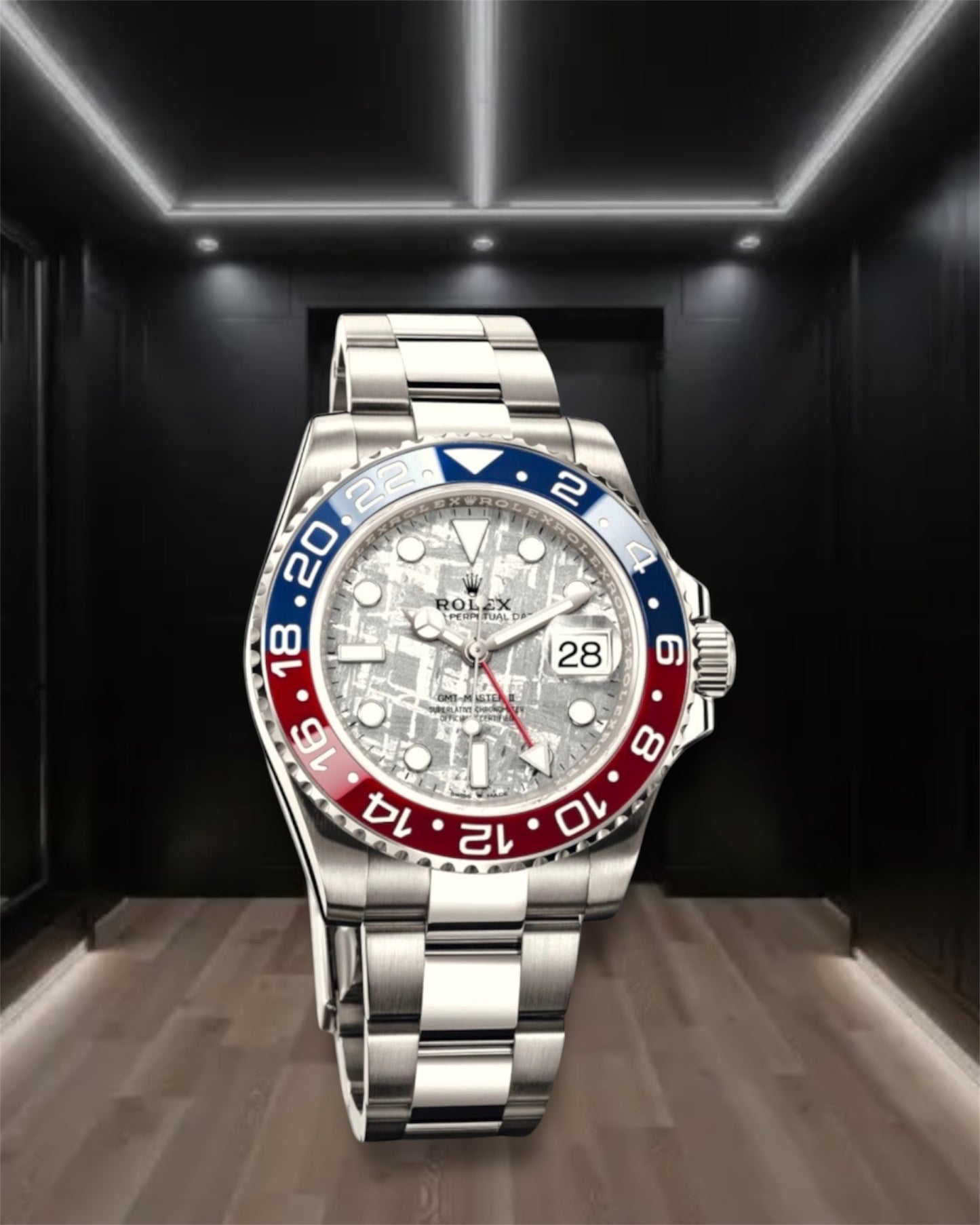 GMT-Master II Pepsi Meteorite Dial Oyster 40mm