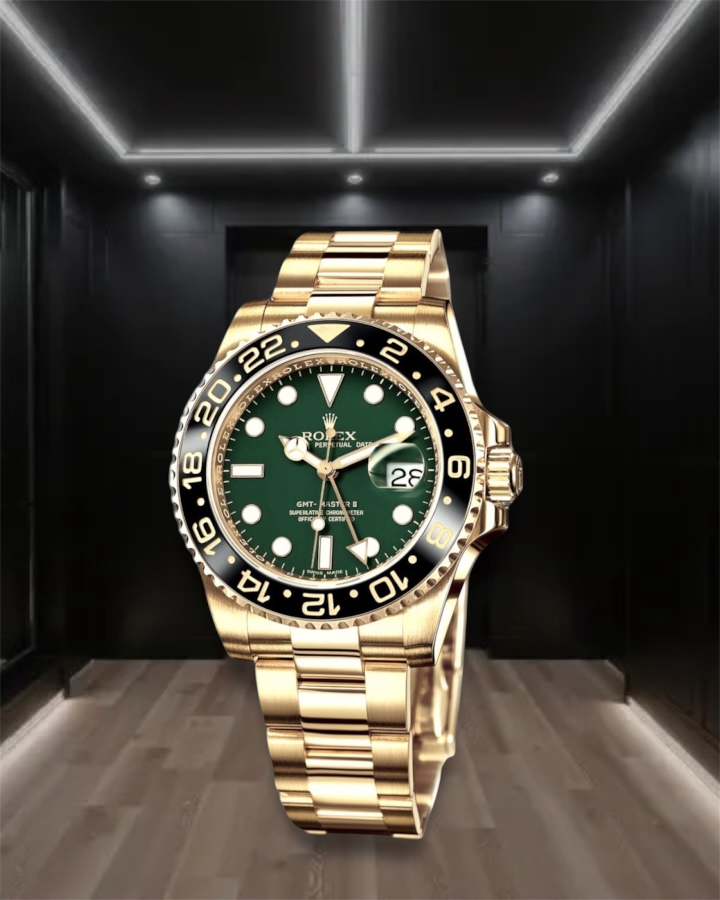 GMT-Master II Green Black Dial 40mm