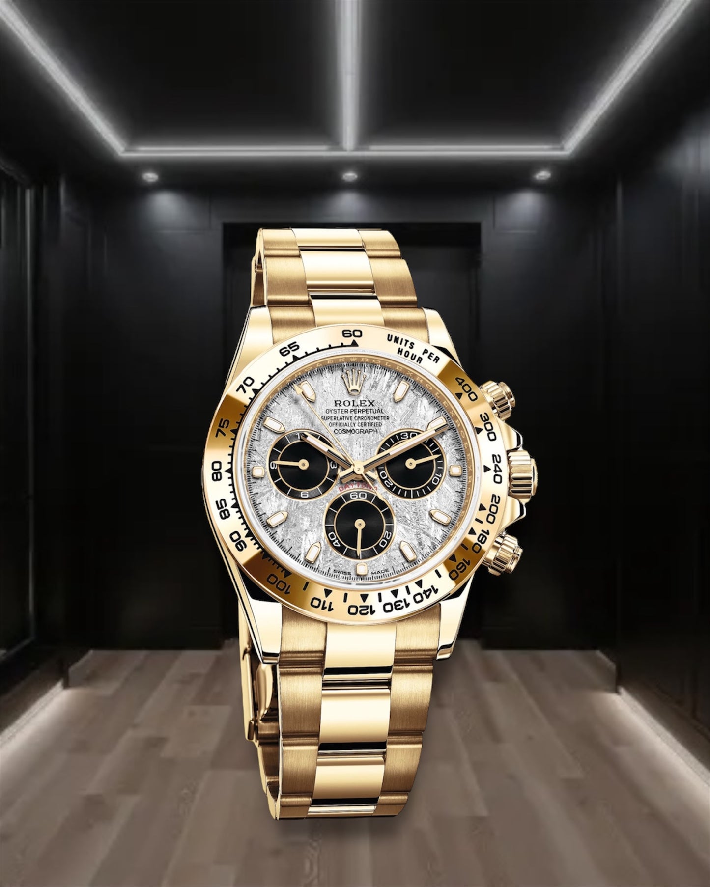 Daytona Cosmograph Gold Meteorite Dial