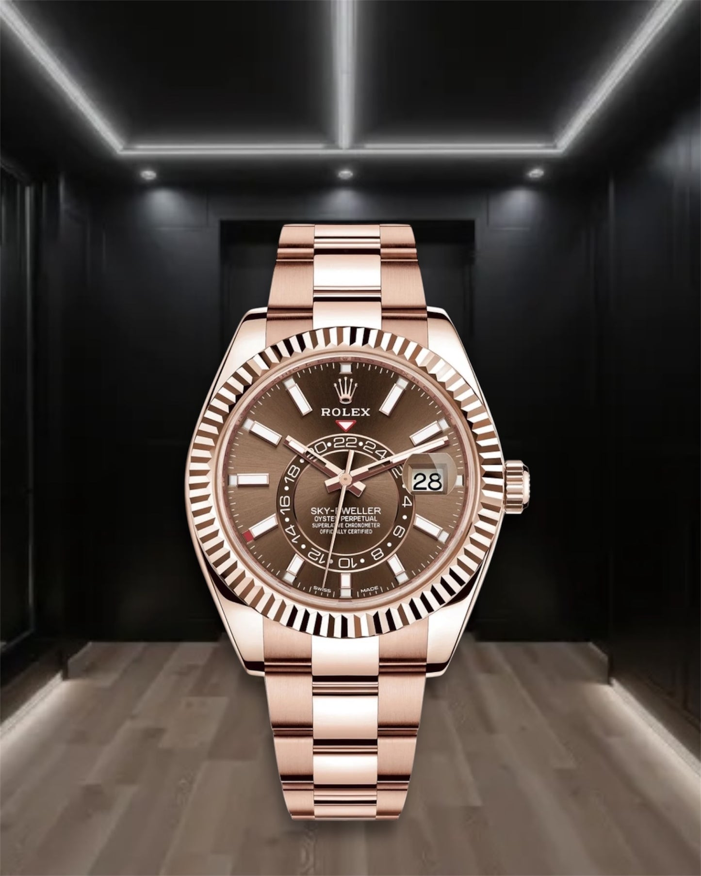 Sky Dweller Rose gold Chocolate Dial 42mm (Copy)