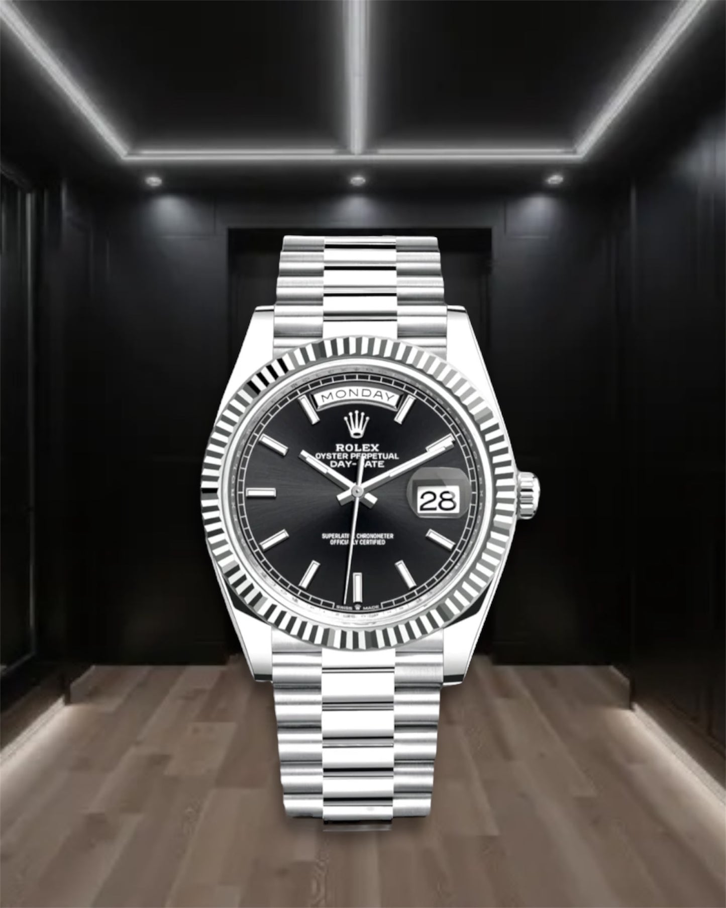 Day-Date Black Dial 40mm