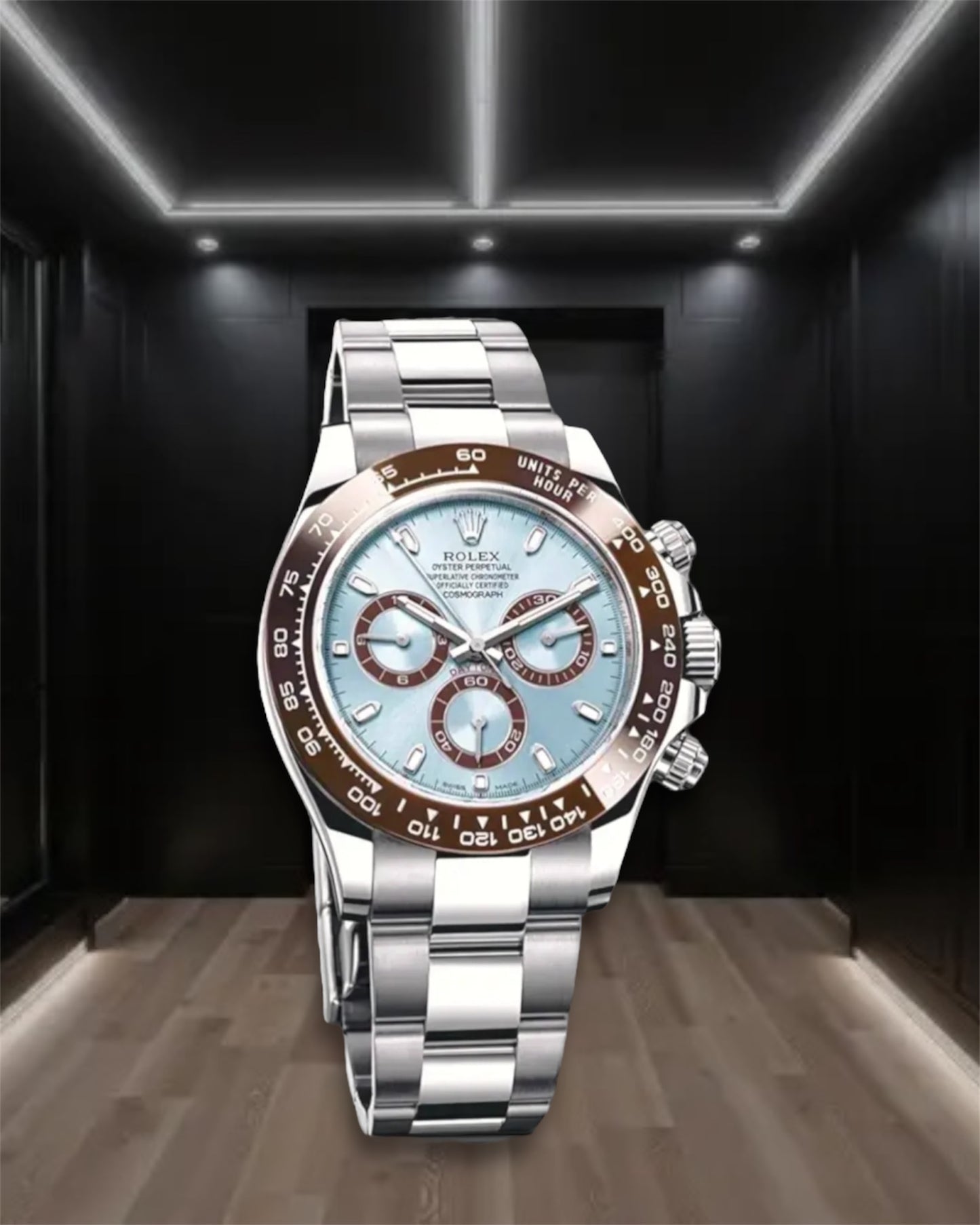 Daytona Cosmograph Platinum Ice Blue Dial