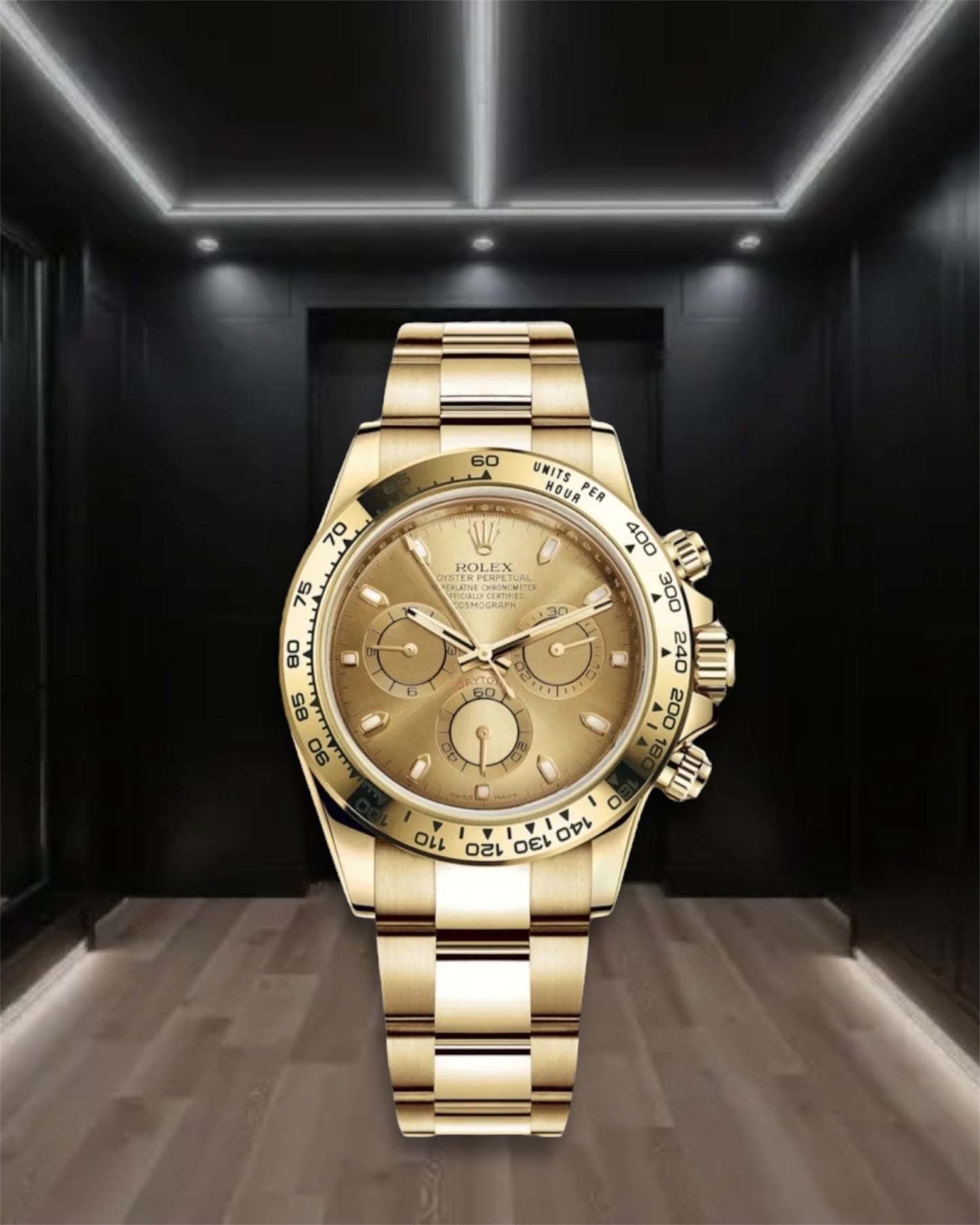 Daytona Cosmograph Gold Champagne Dial