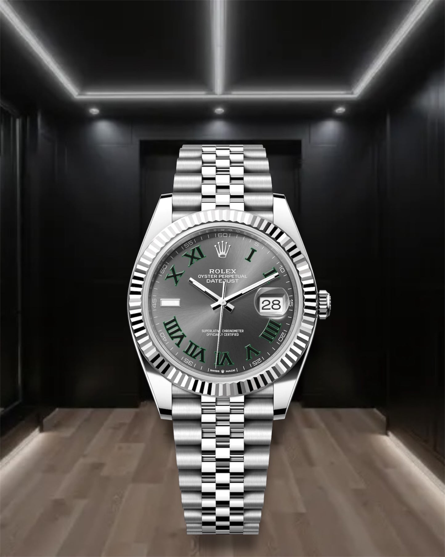 Datejust 41 Steel Roman Wimbledon Jubilee