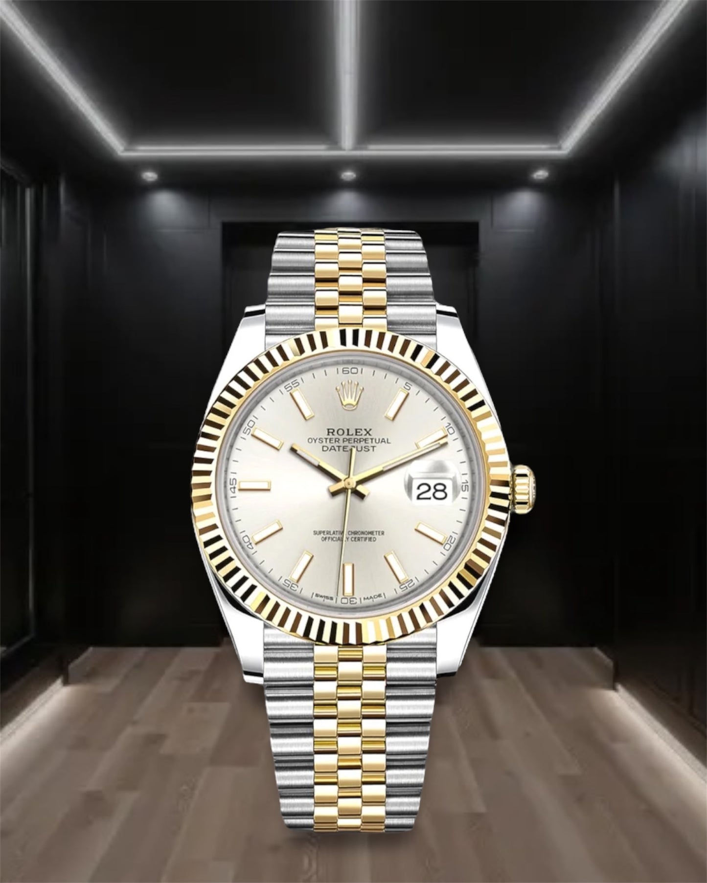 Datejust 41 Steel & Yellow Gold Silver Dial Jubilee