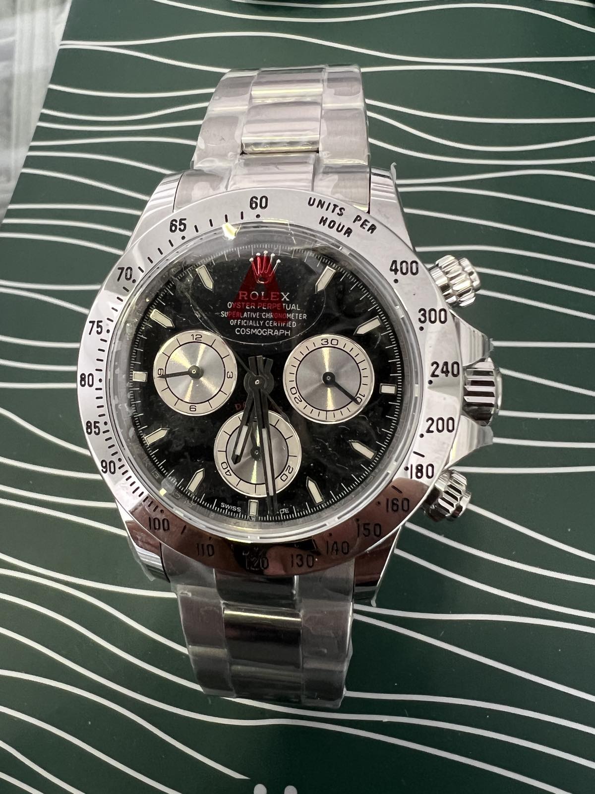 Daytona Cosmograph Steel Bright Black Dial 40mm