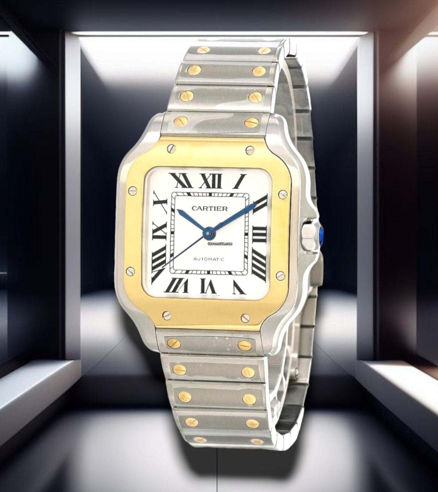 Cartier Santos De Cartier Large Steel & Gold 40mm