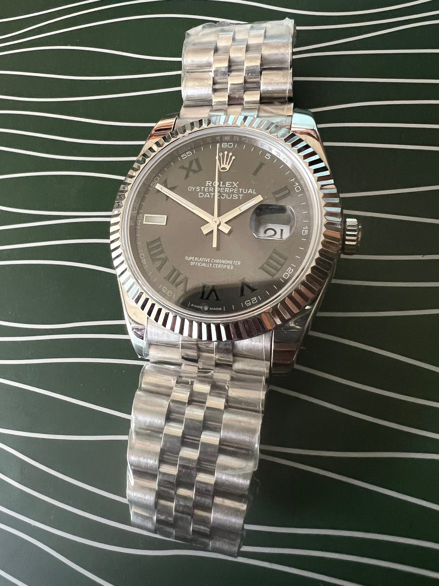 Datejust 41 Steel Roman Wimbledon Jubilee