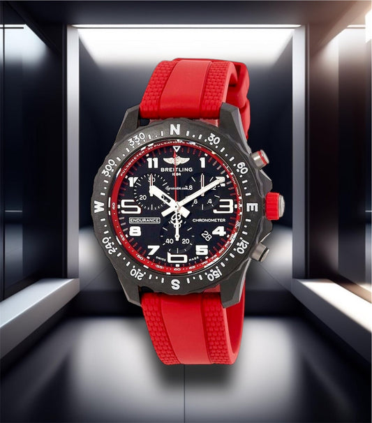 Breitling Endurance Pro Superquatz Red 44mm