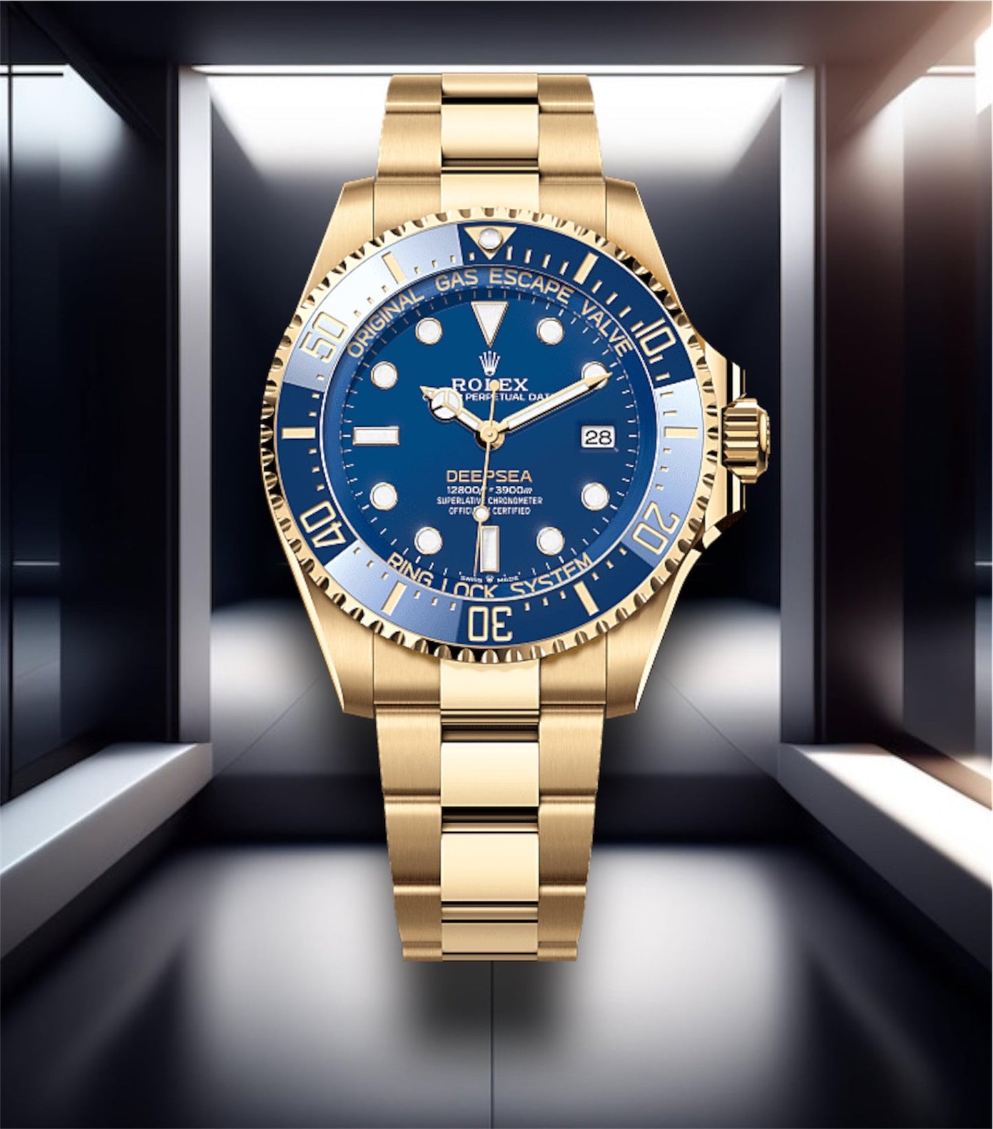 Sea Dweller Deepsea Gold Blue Dial Ceramic Bezel 44mm 2024 