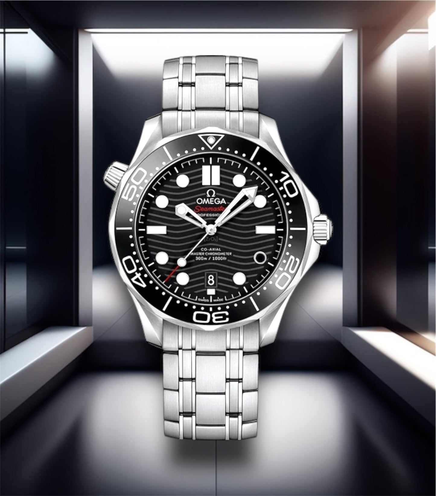 Omega Seamaster Diver 300 Steel Black Dial 42mm